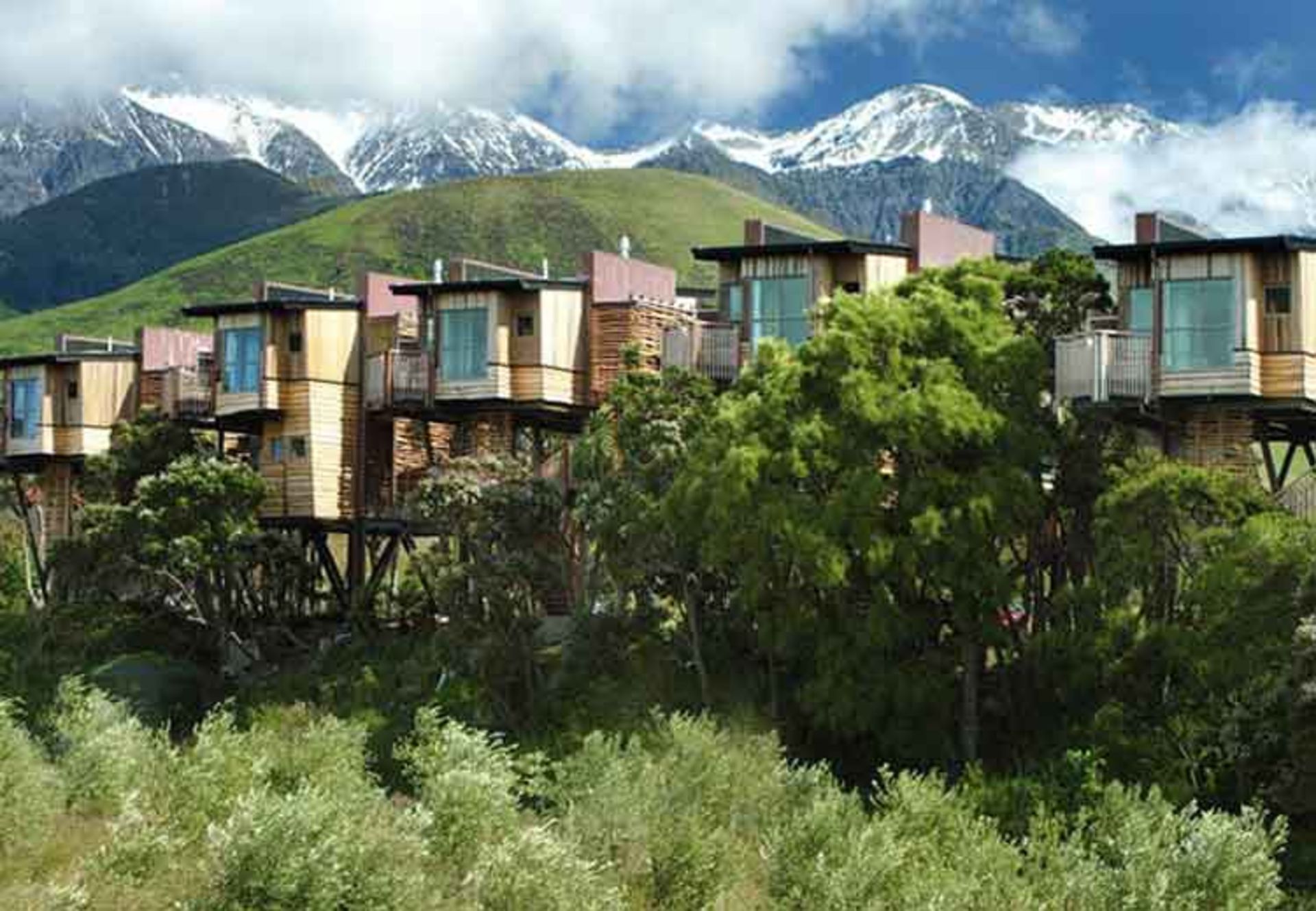 Hapuku Lodge and Tree Houses, Kaikoura, New Zealand
