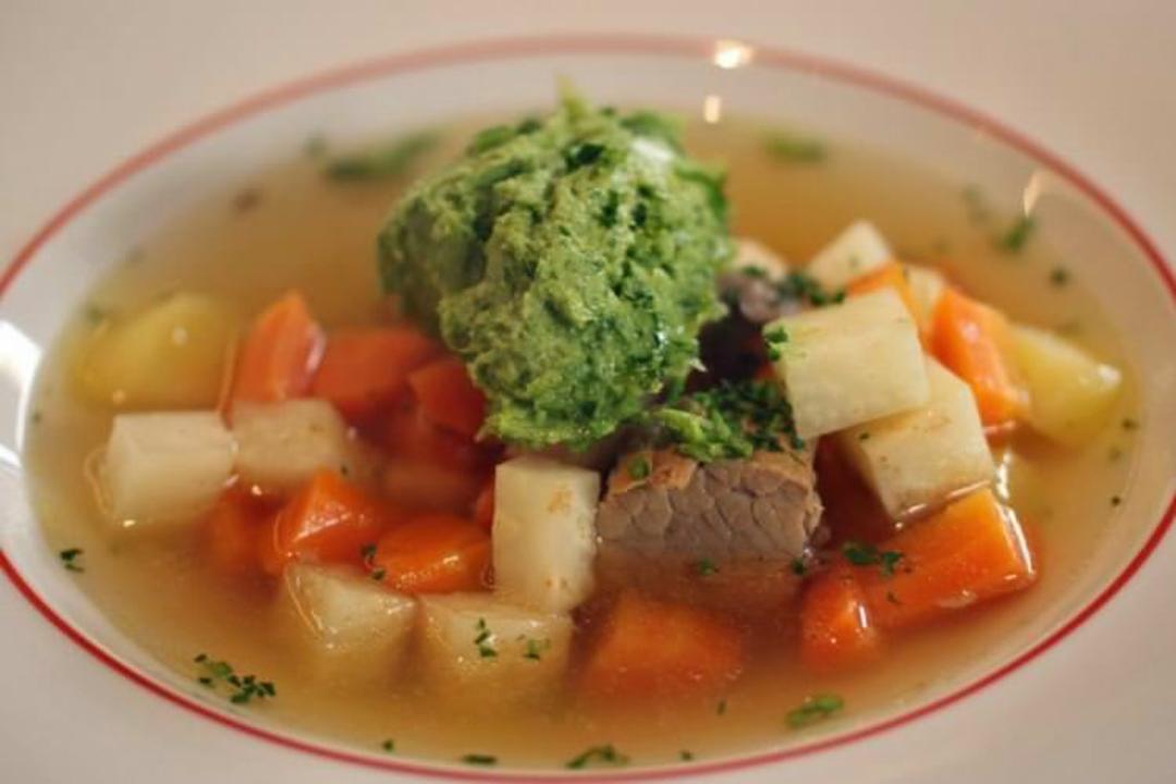سوپ Rindfleischsuppe