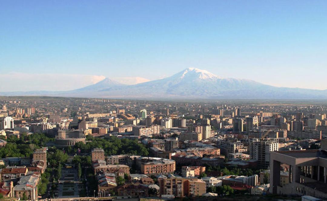 نمایی از شهر یروان