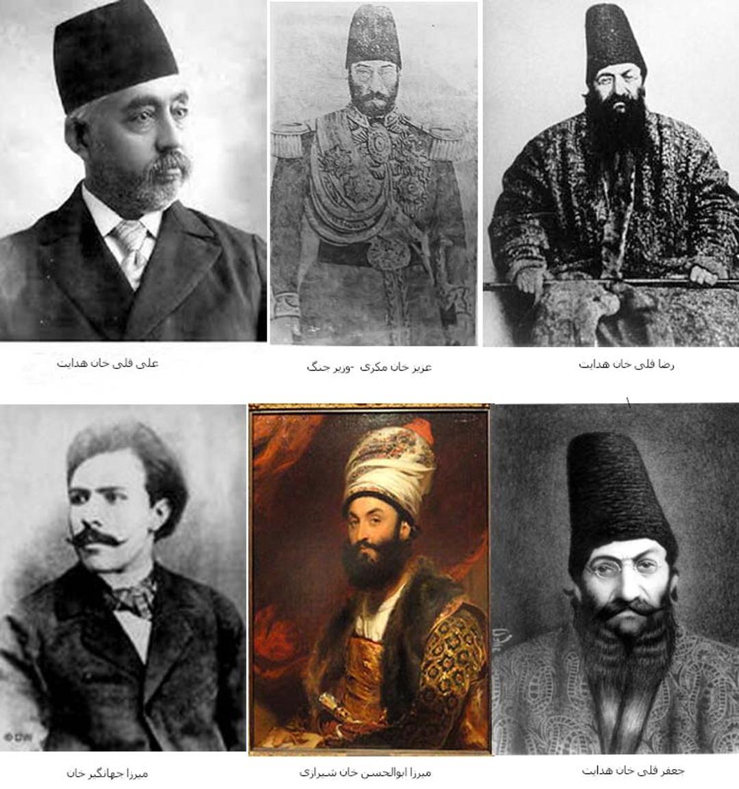 عکس پرتره مدیران مدرسه دارالفنون 