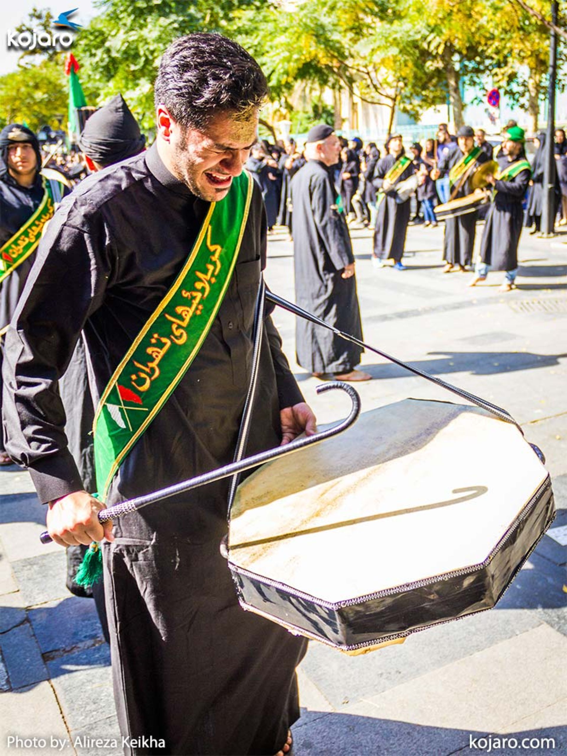 عزاداری تاسوعا و محرم در بازار تهران 