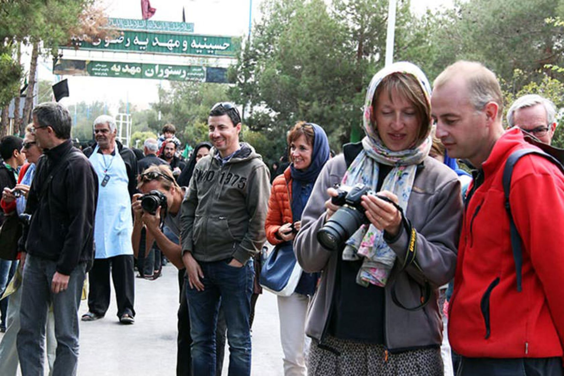 گردشگر خارجی در یزد