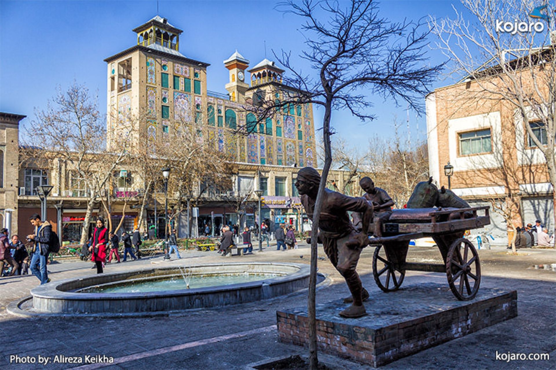 خیابان ناصر خسرو - تهران قدیم