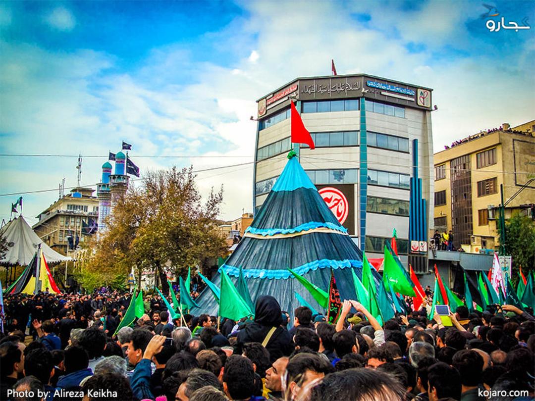 خیمه سوزان بازار - چهارراه گلوبندک
