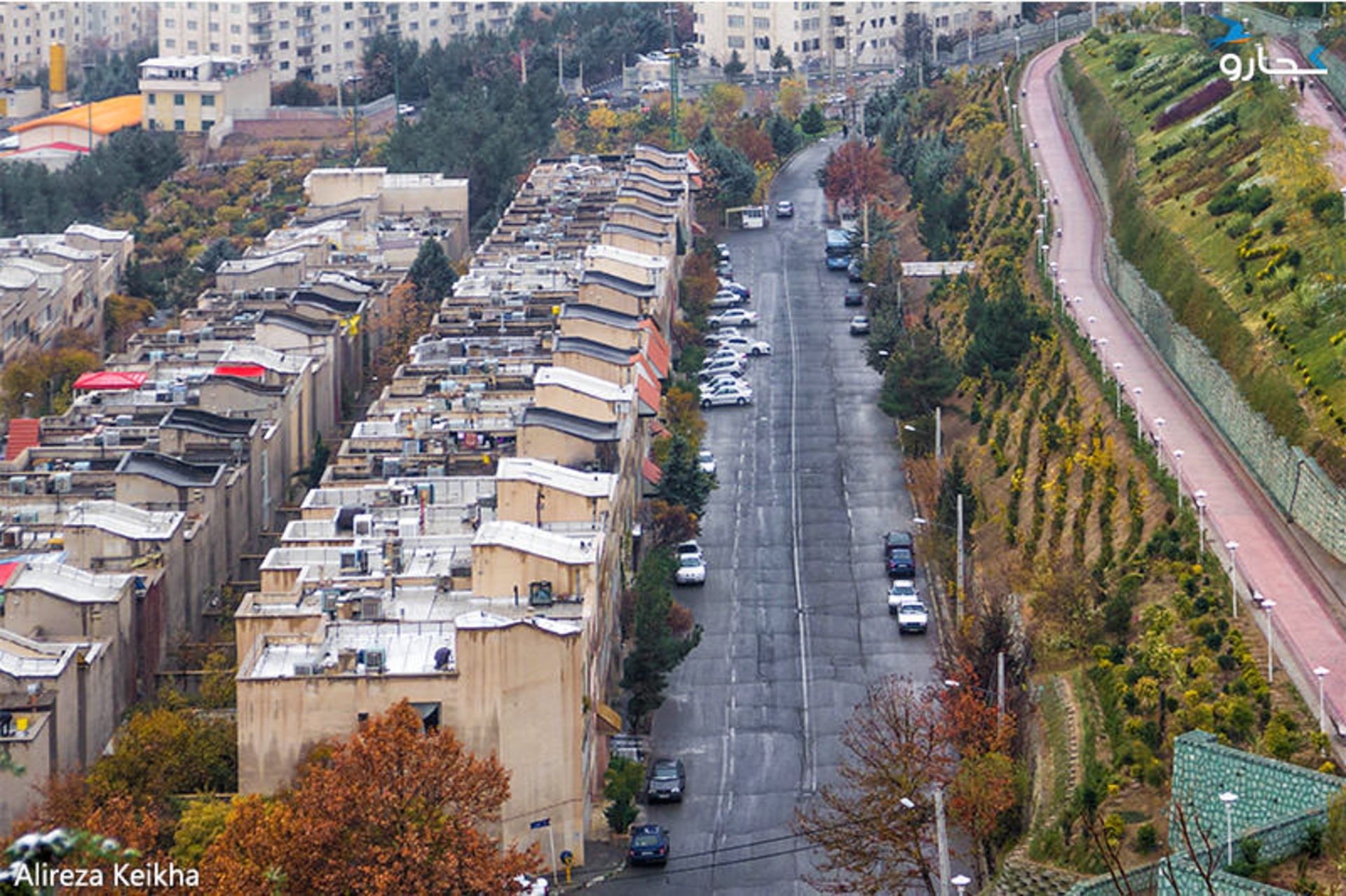 برف پاییزی در تهران