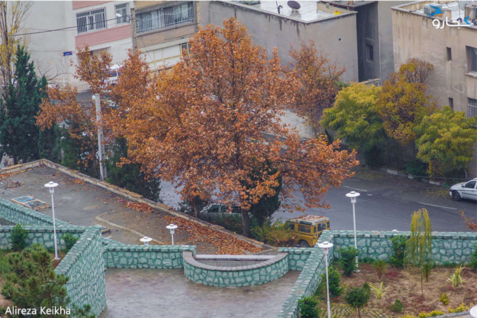 برف پاییزی در تهران