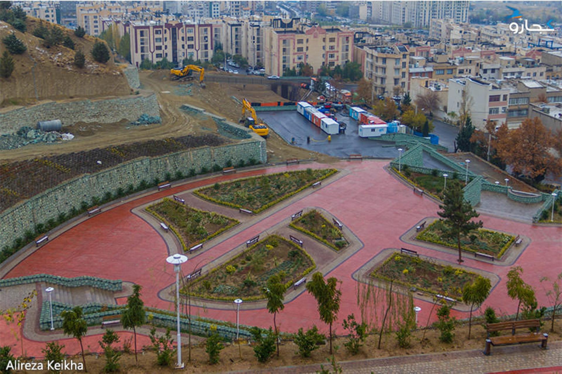 برف پاییزی در تهران