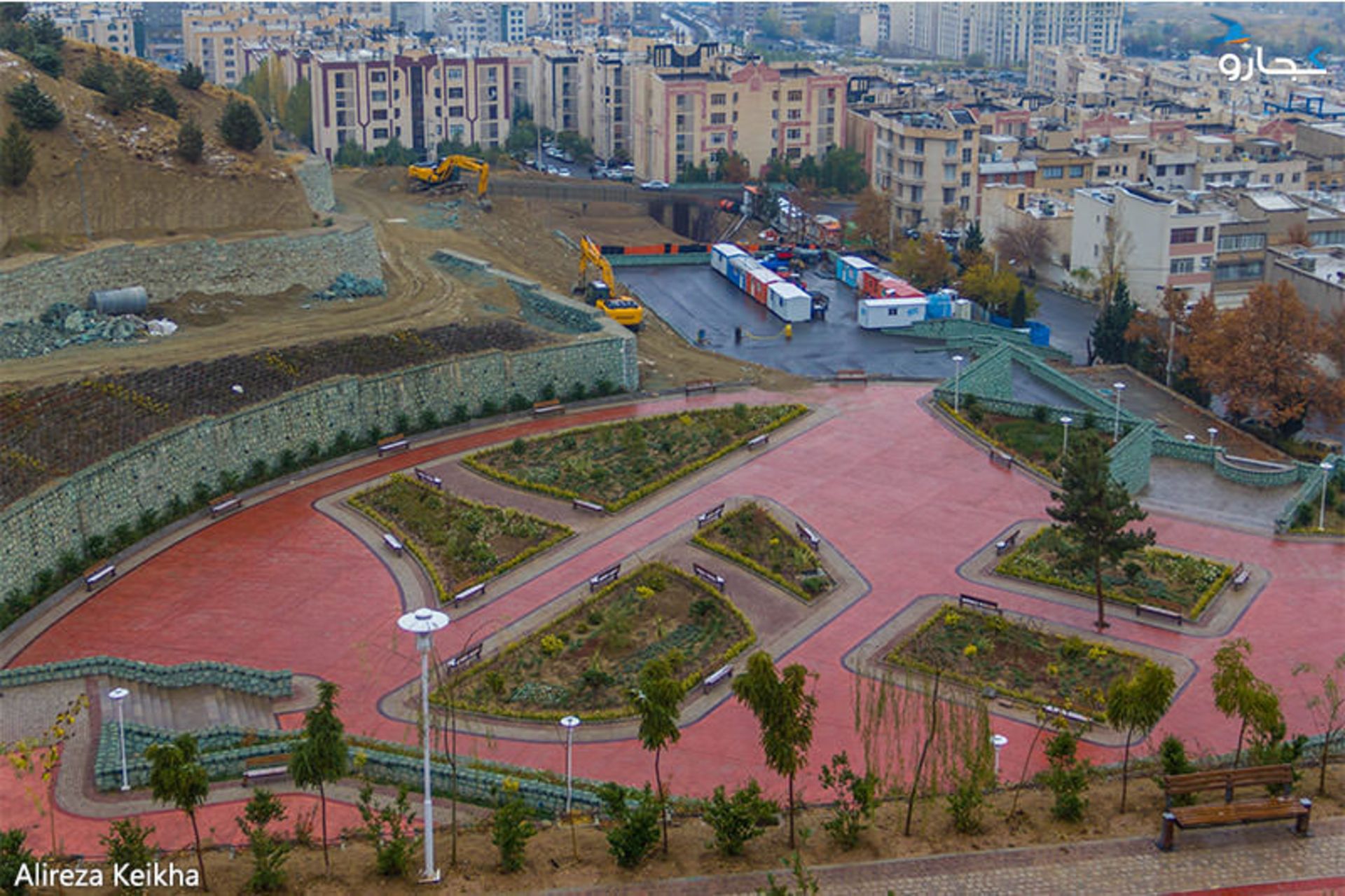 برف پاییزی در تهران
