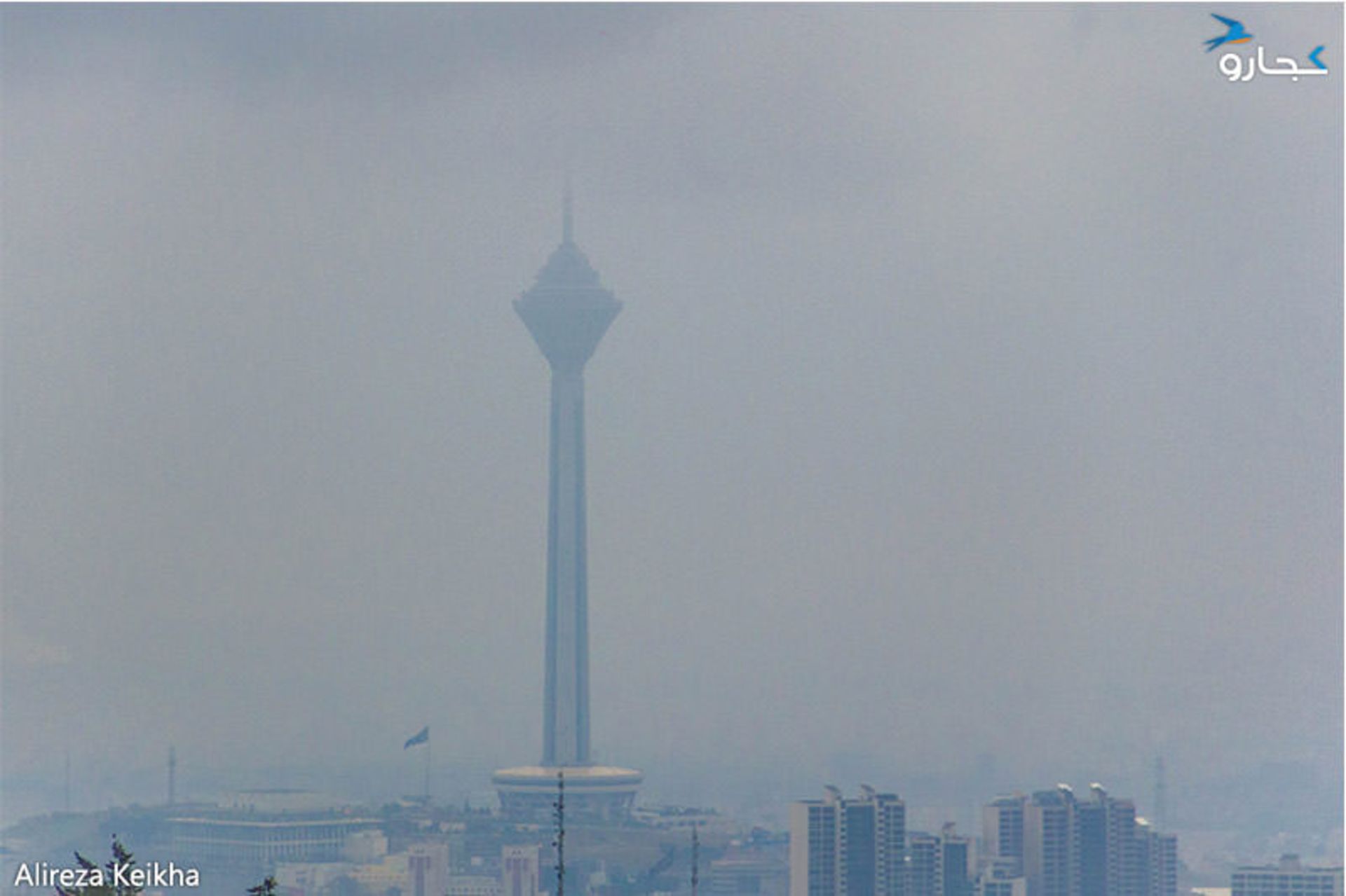 برف پاییزی در تهران