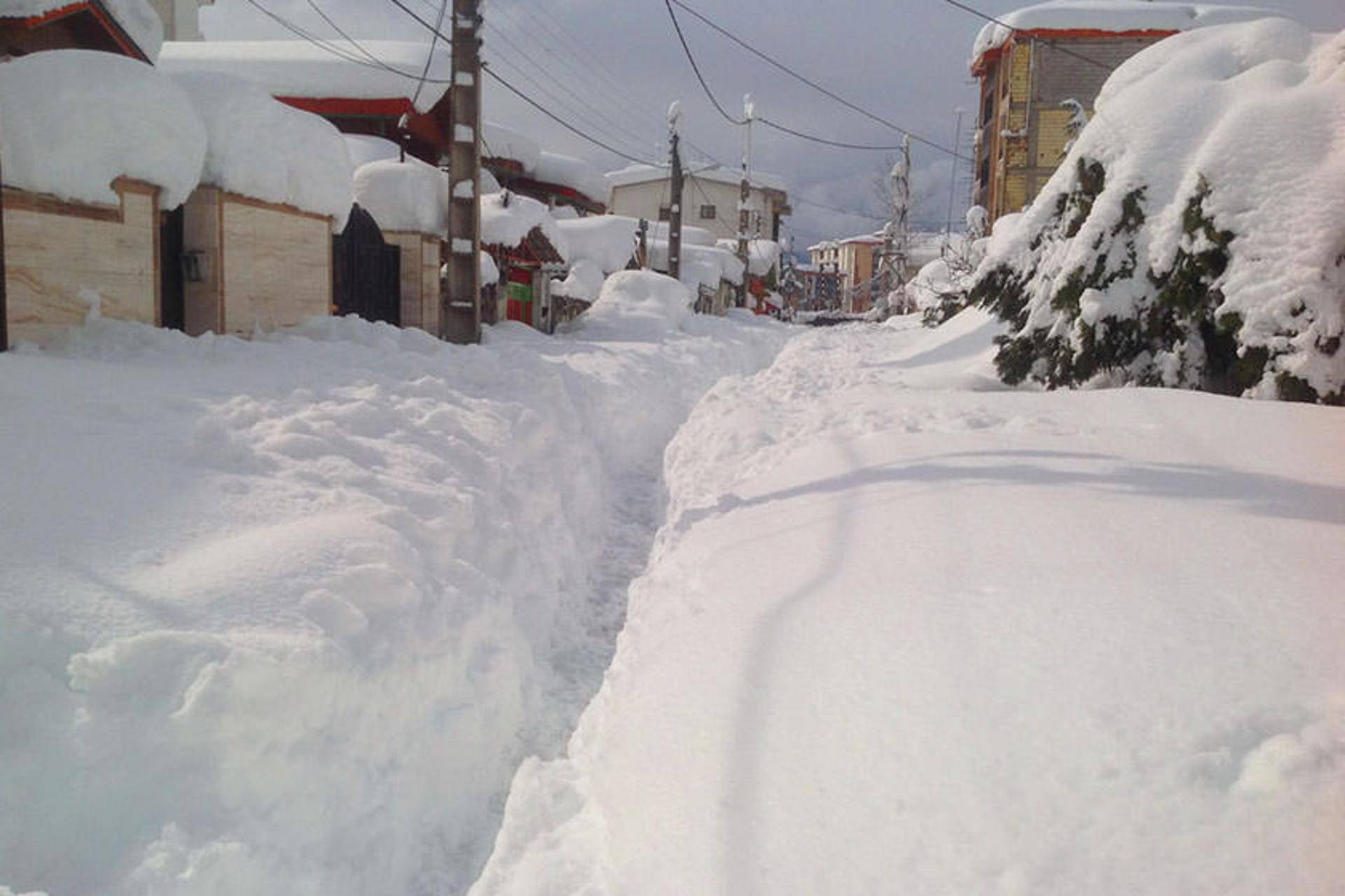  برف در مازندران