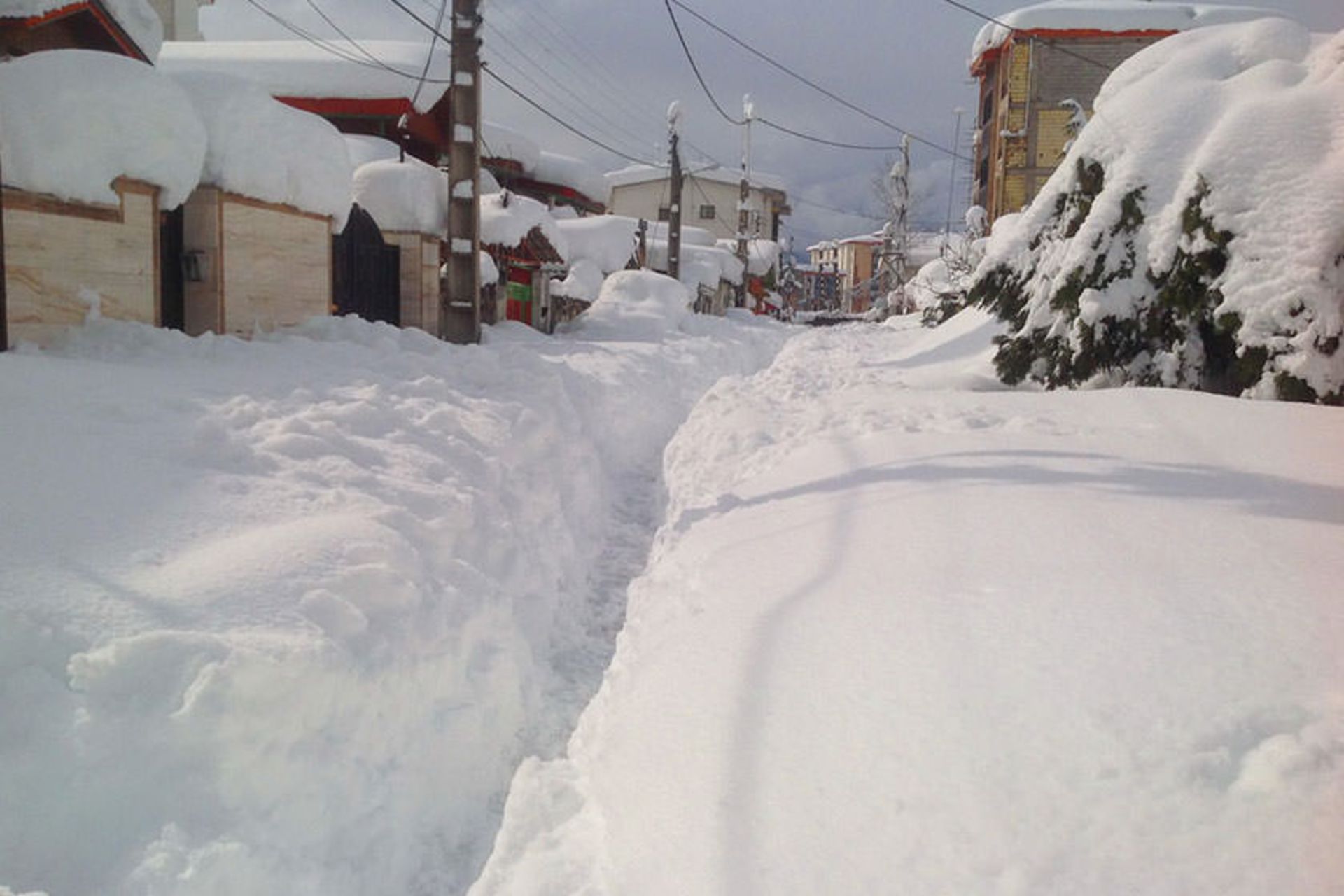  برف در مازندران