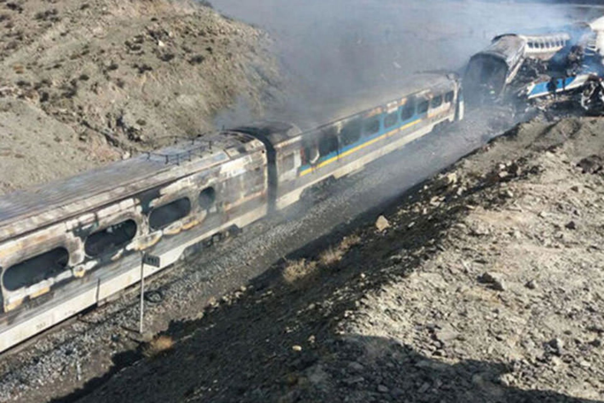 جزئیات تصادف قطار