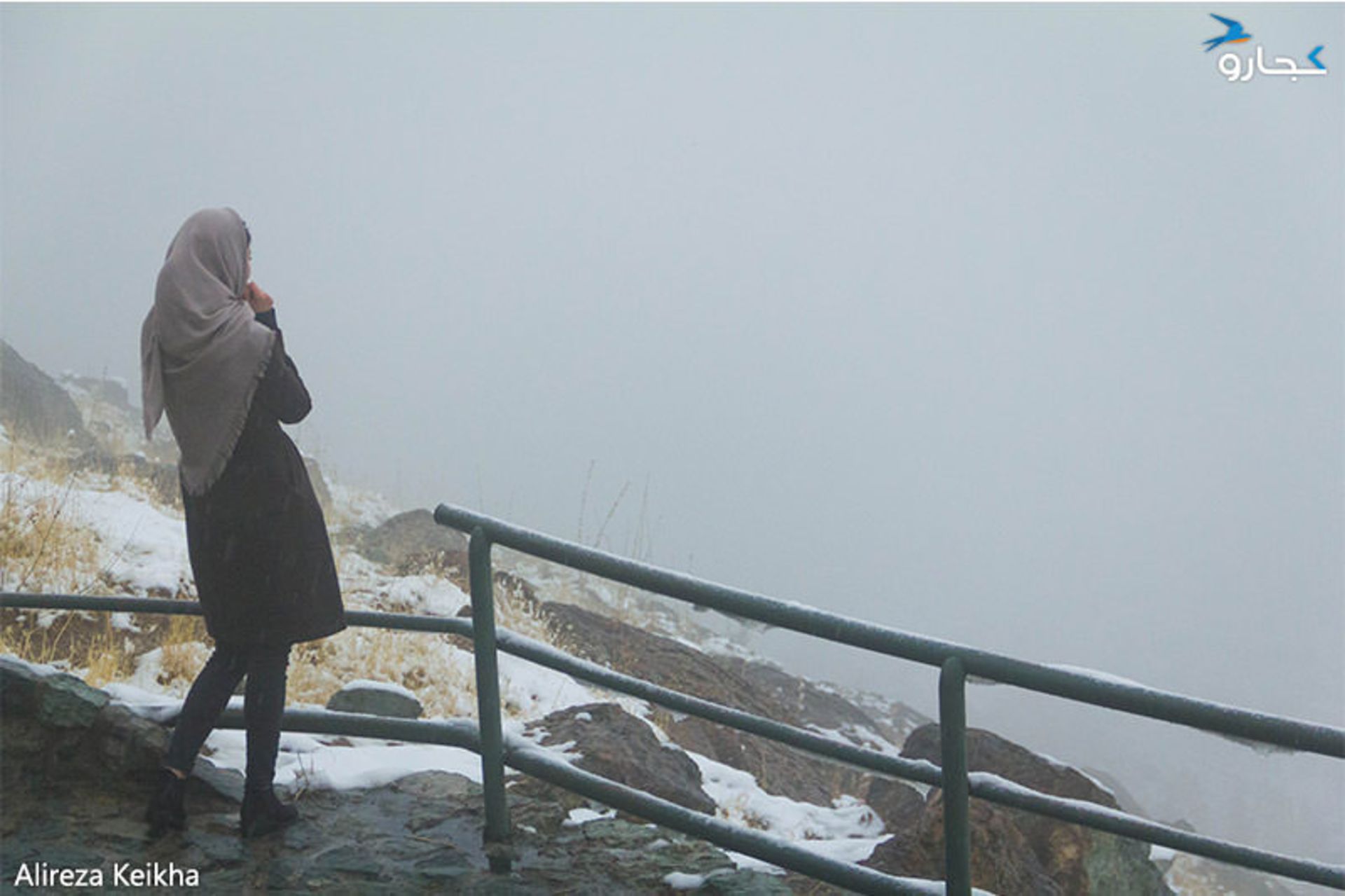 برف پاییزی در تهران