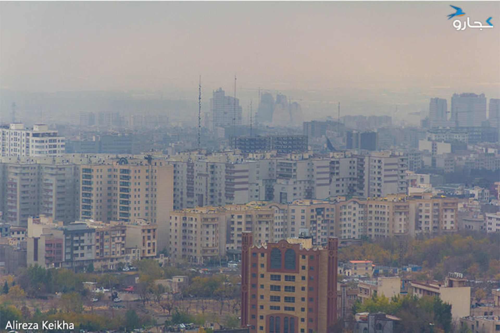 برف پاییزی در تهران