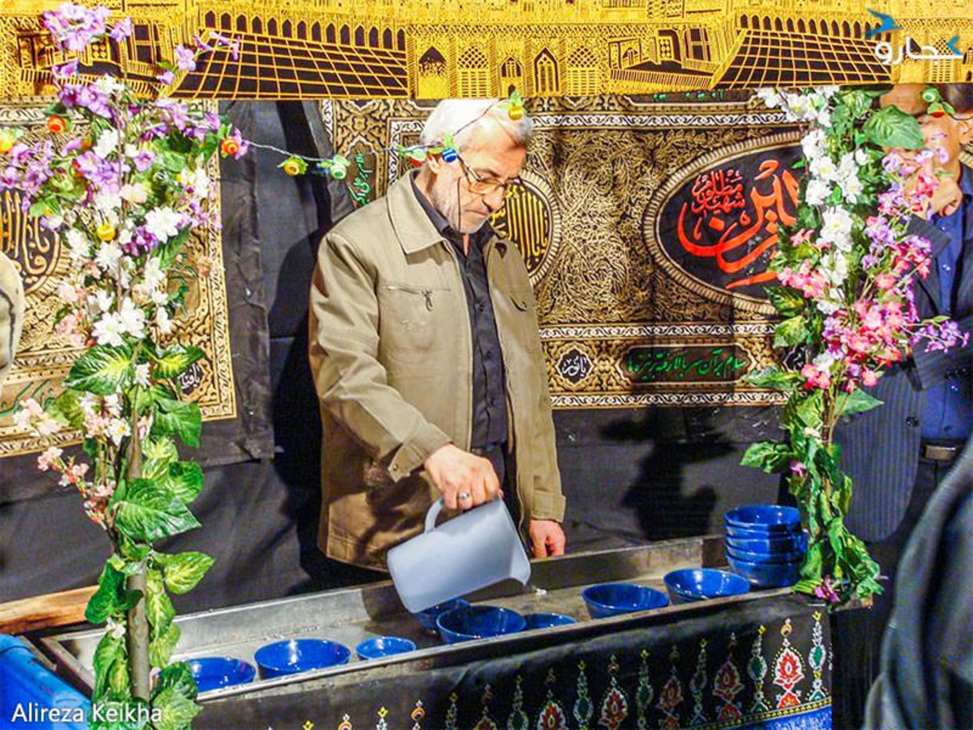سوگواری در بازار تهران 