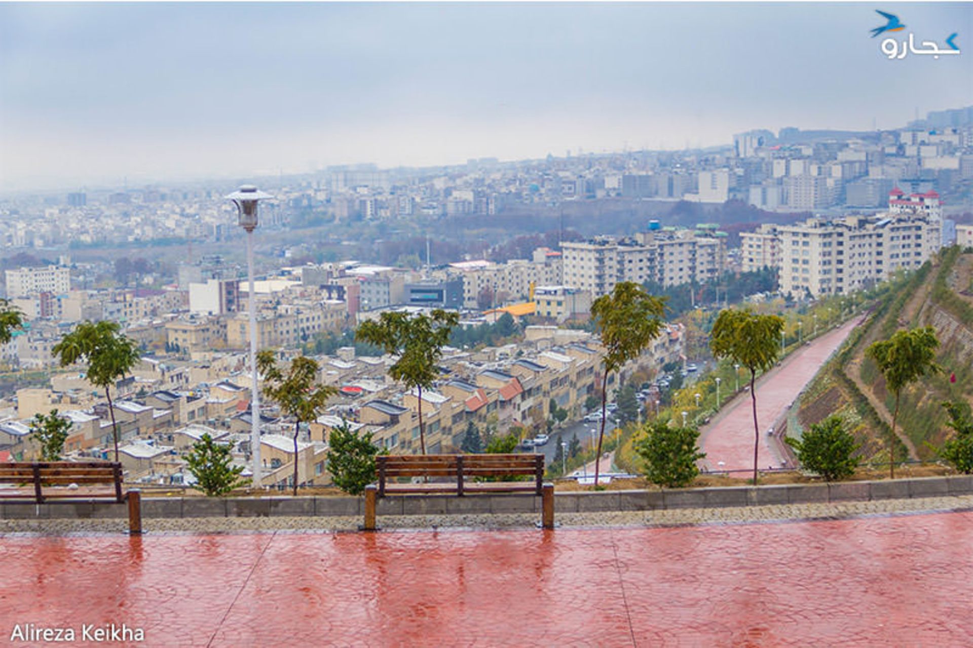 برف پاییزی در تهران