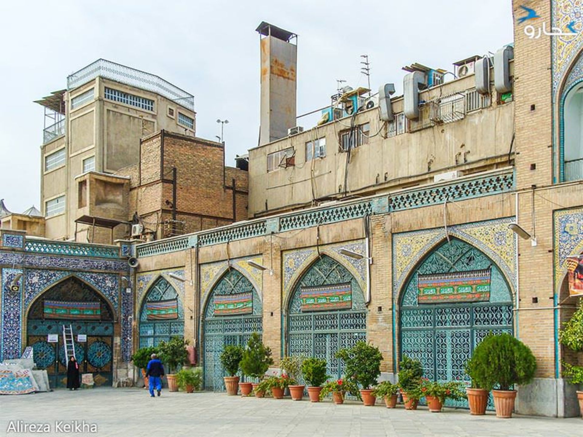 سوگواری در بازار تهران 