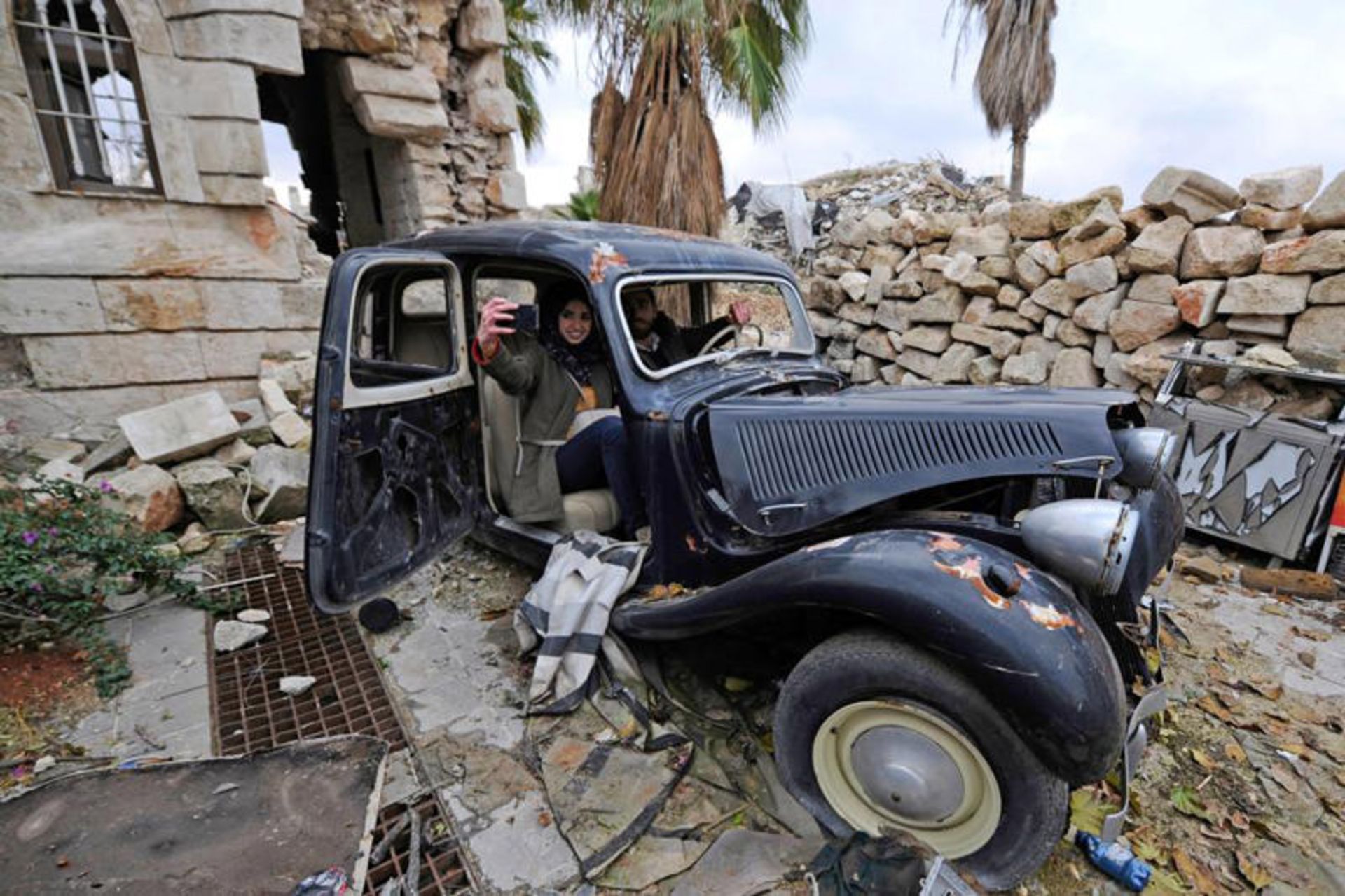 گردشگران در حلب