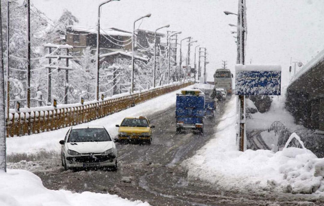برف در مازندران