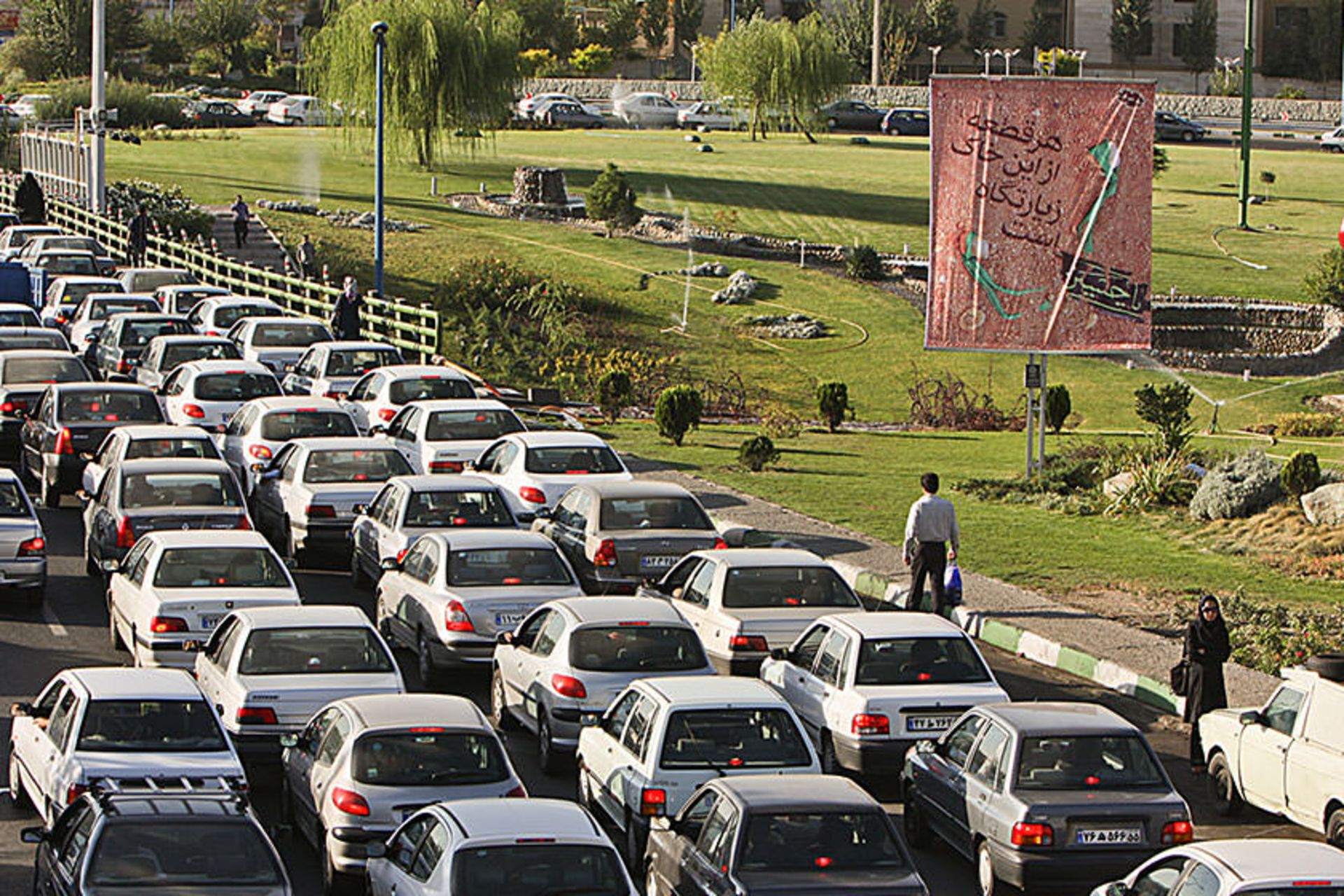 ترافیک سنگین تهران