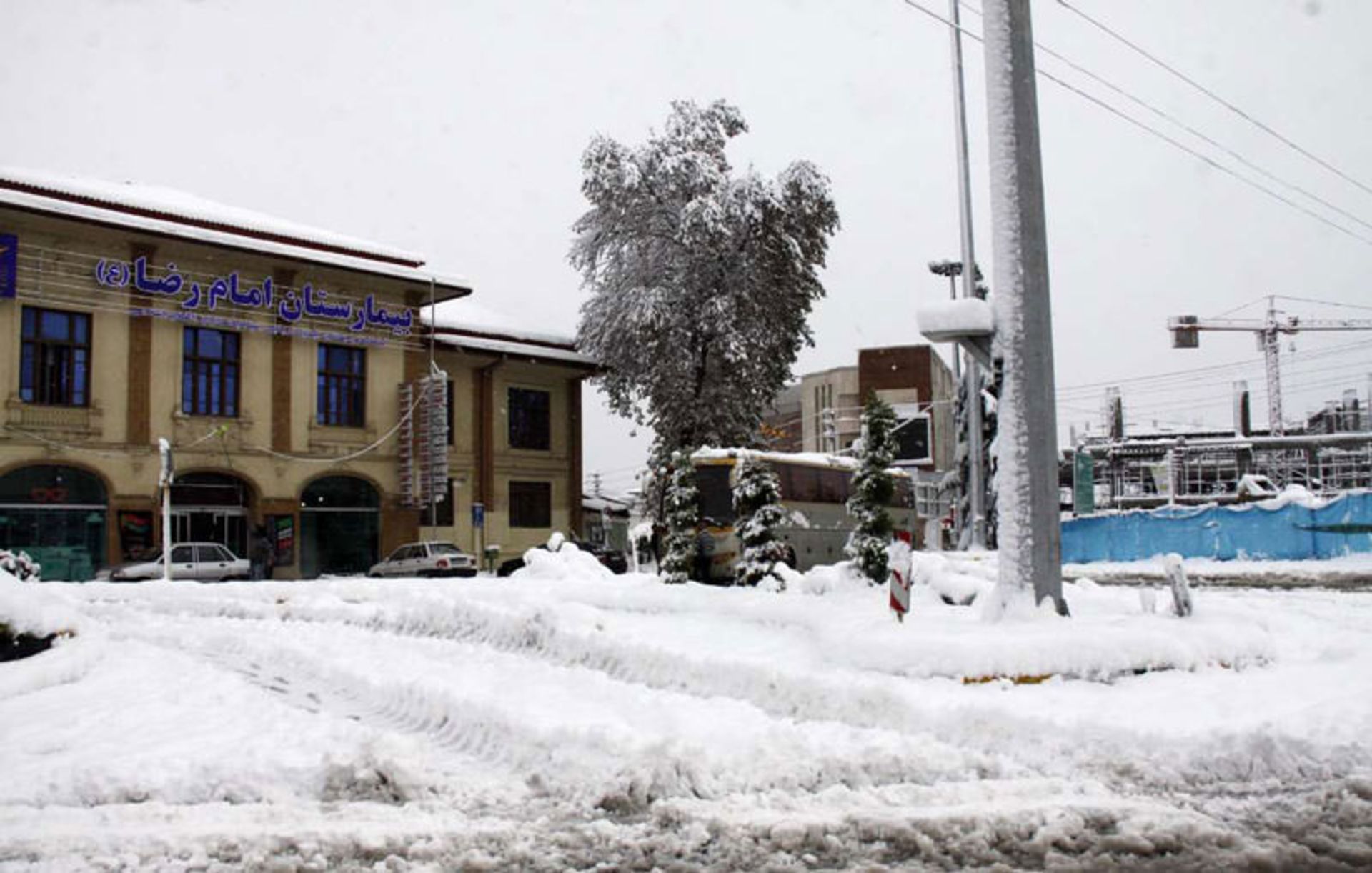 برف در مازندران