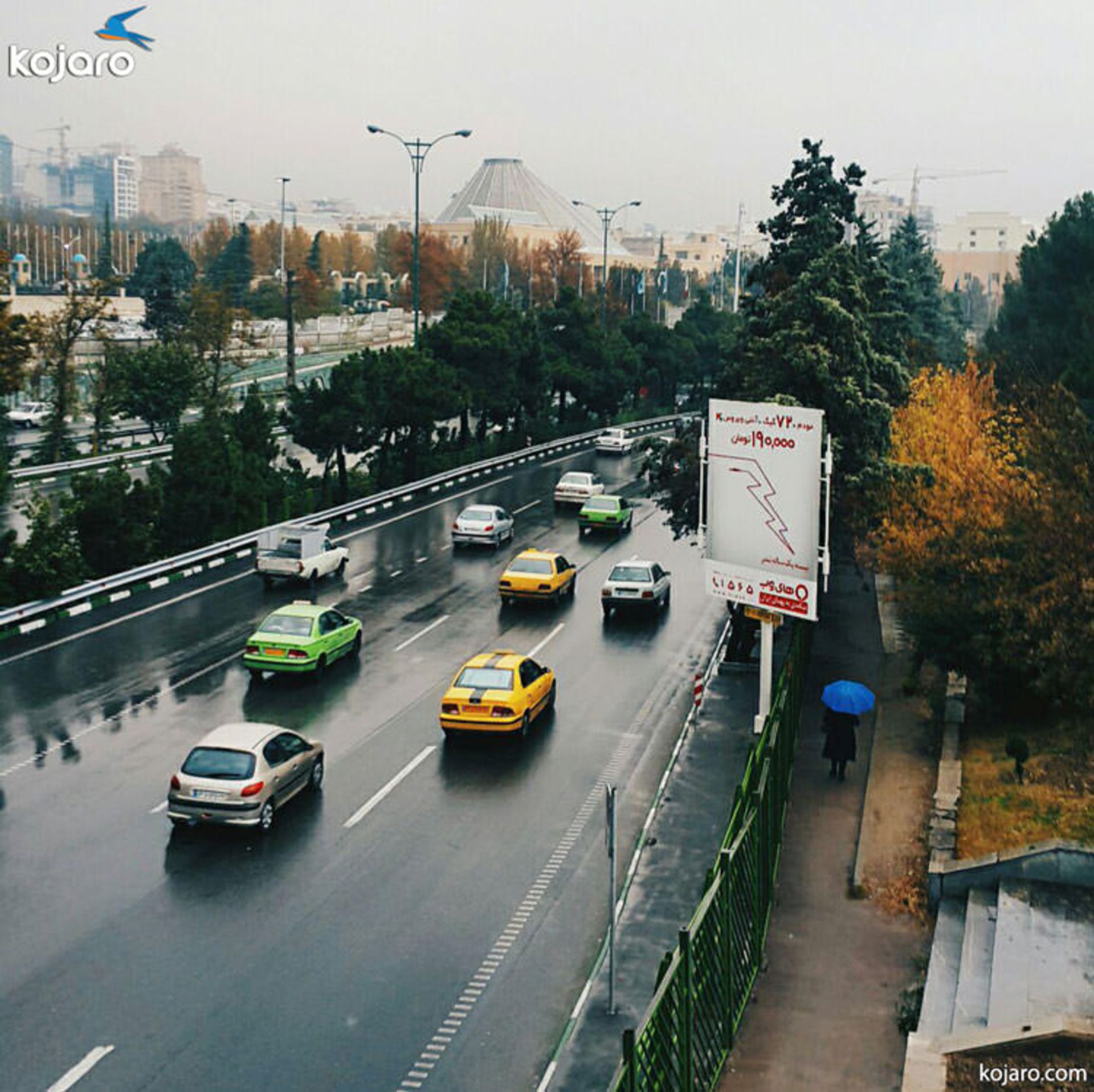 روزهای بارانی تهران، عکاس فربد پهلوان