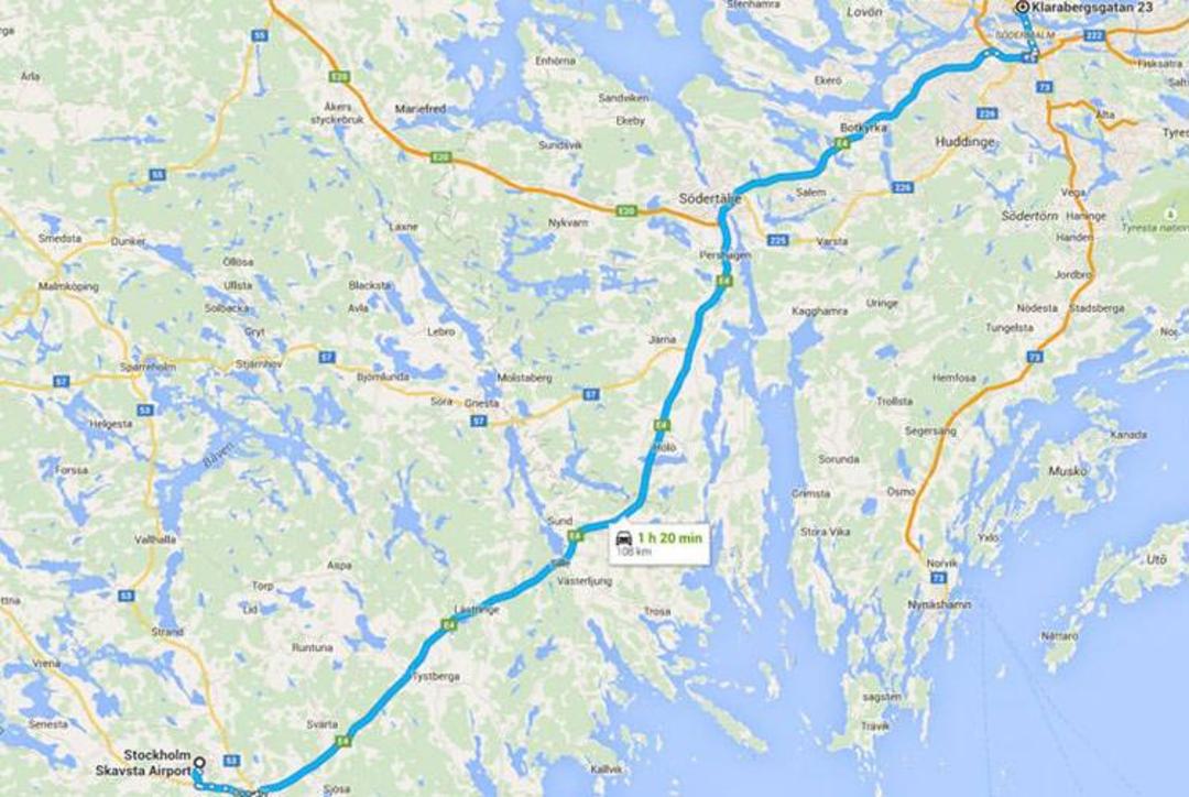 فرودگاه اسکاوستا استکهلم