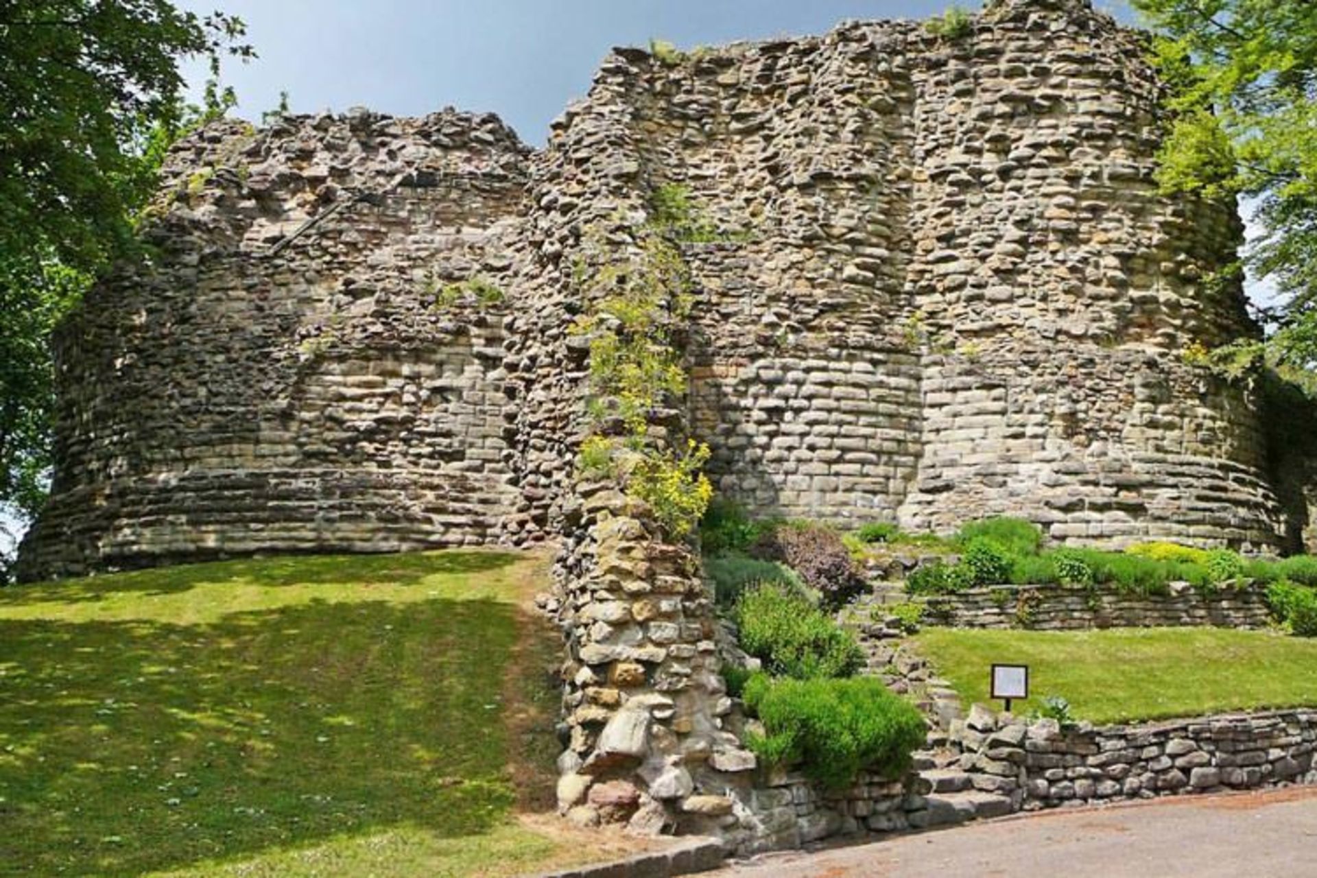 Pontefract Castle in Yorkshire