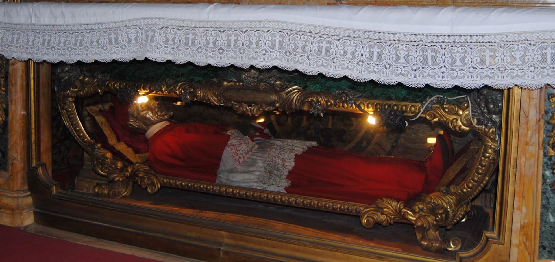Revered Saints' Creepy Remains