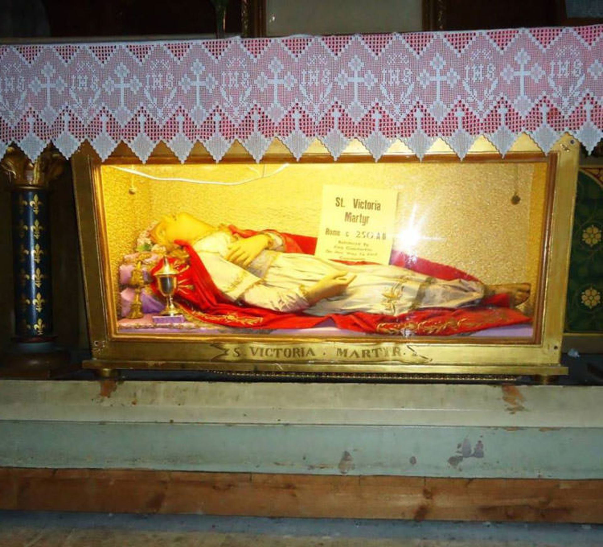 Revered Saints' Creepy Remains