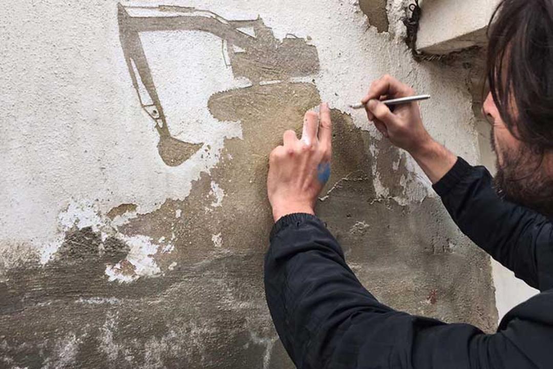 نقاشی دیواری اردوگاه الحسین