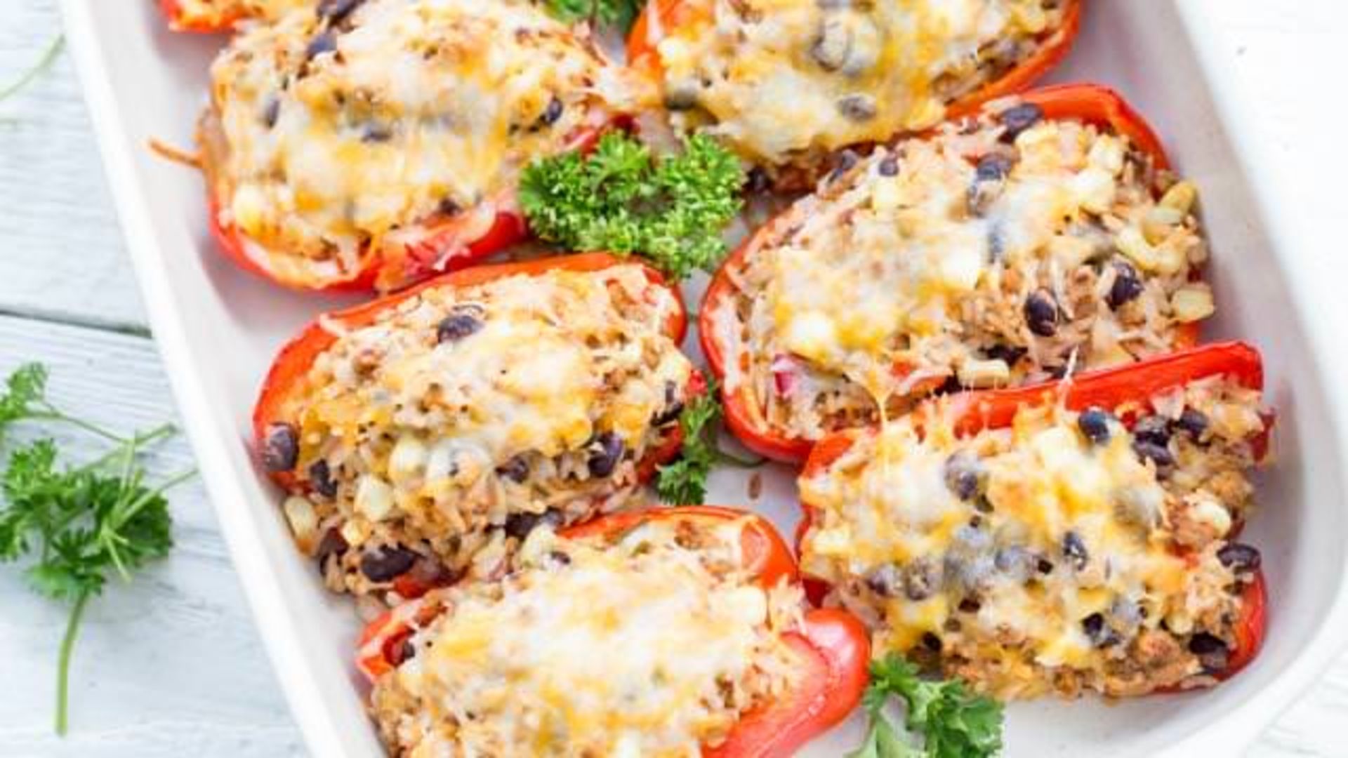 طرز تهیه فلفل دلمه شکم پر
