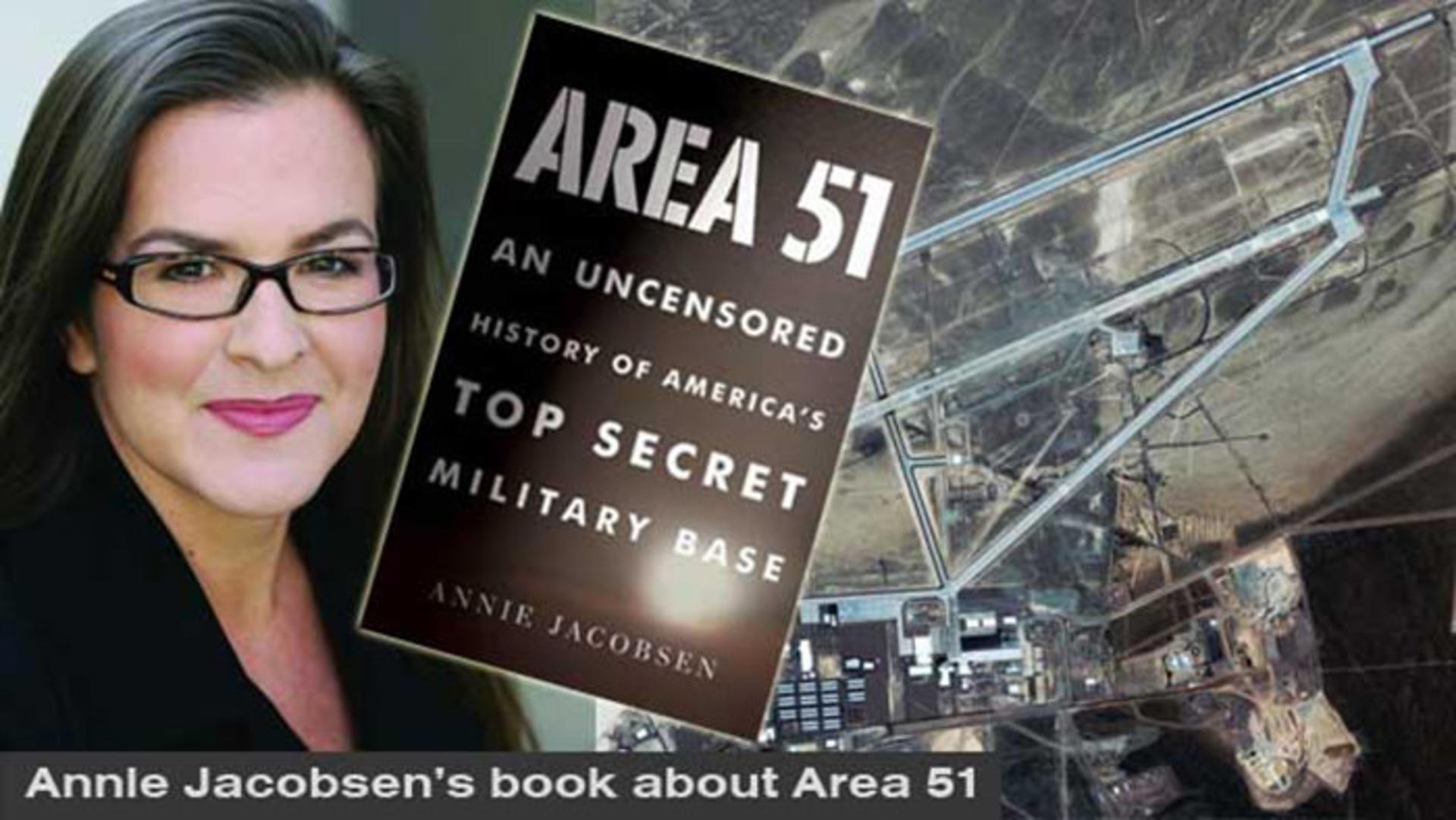 انی جیکابسون نویسنده کتابی در مورد Area 51