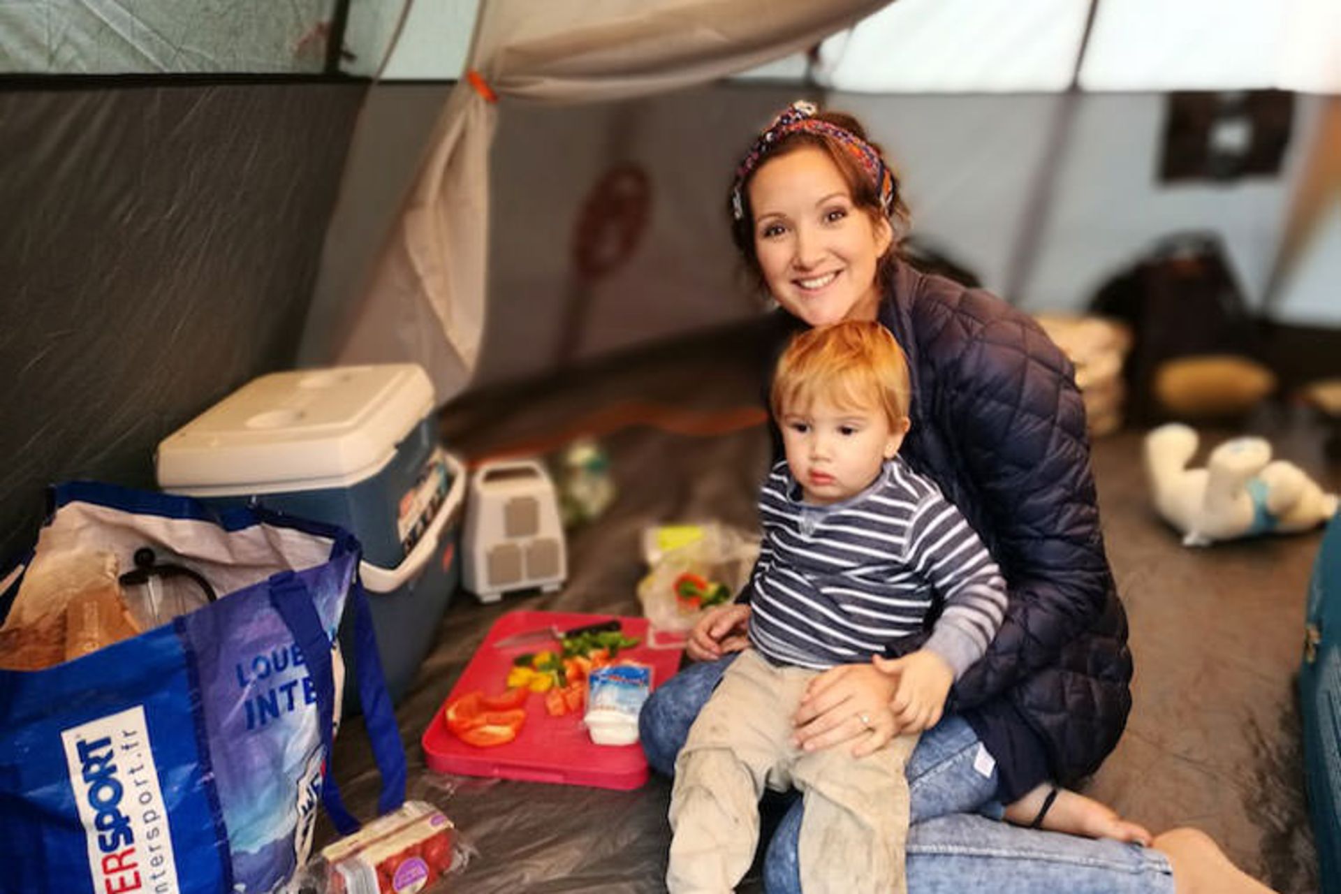 Camping in the Forest