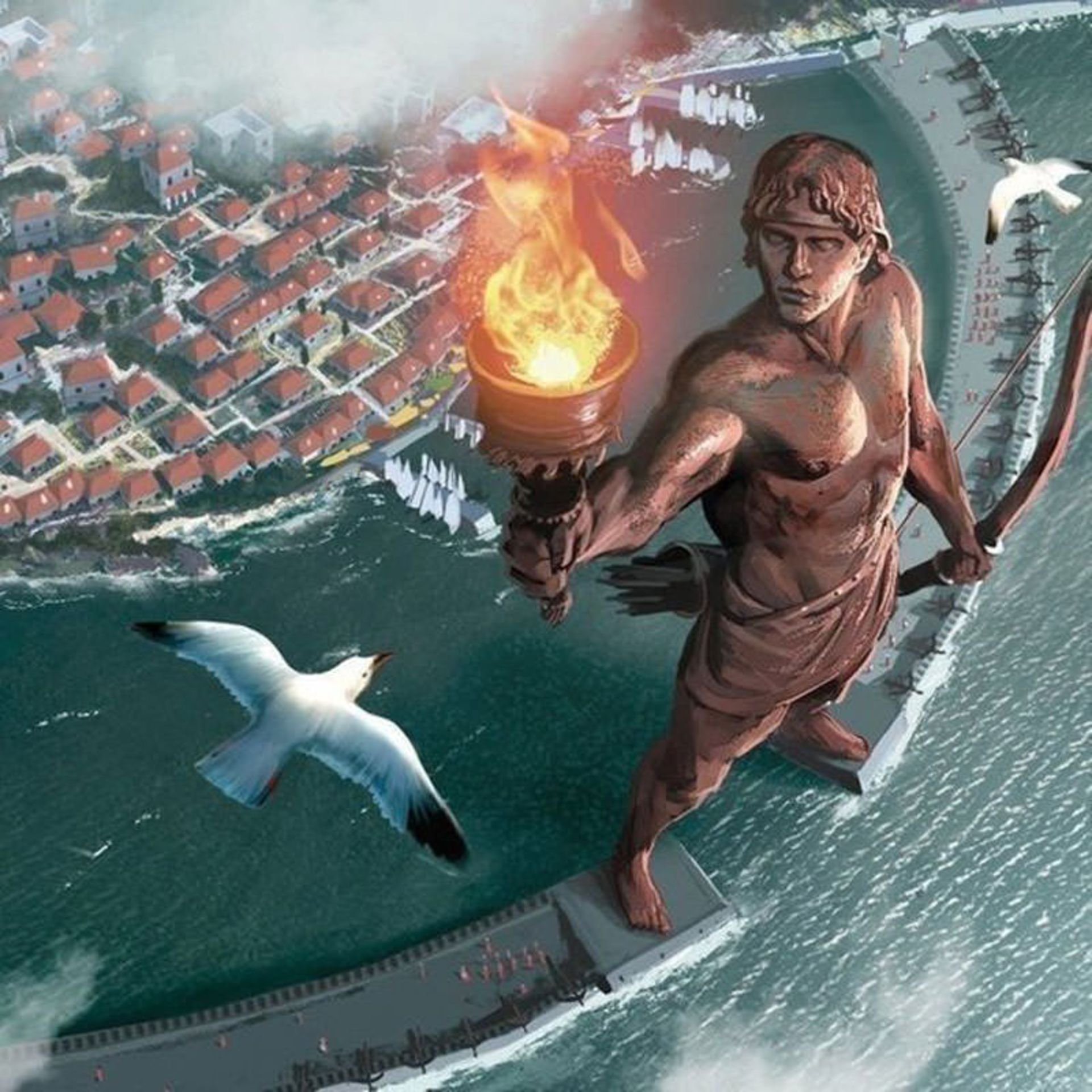 تندیس غول رودس یونان