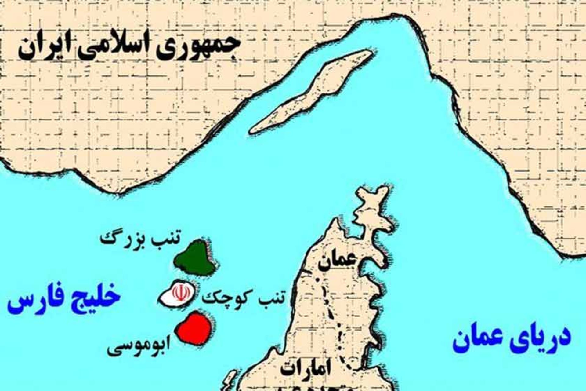 جزاير ابوموسی، تنب بزرگ و كوچک