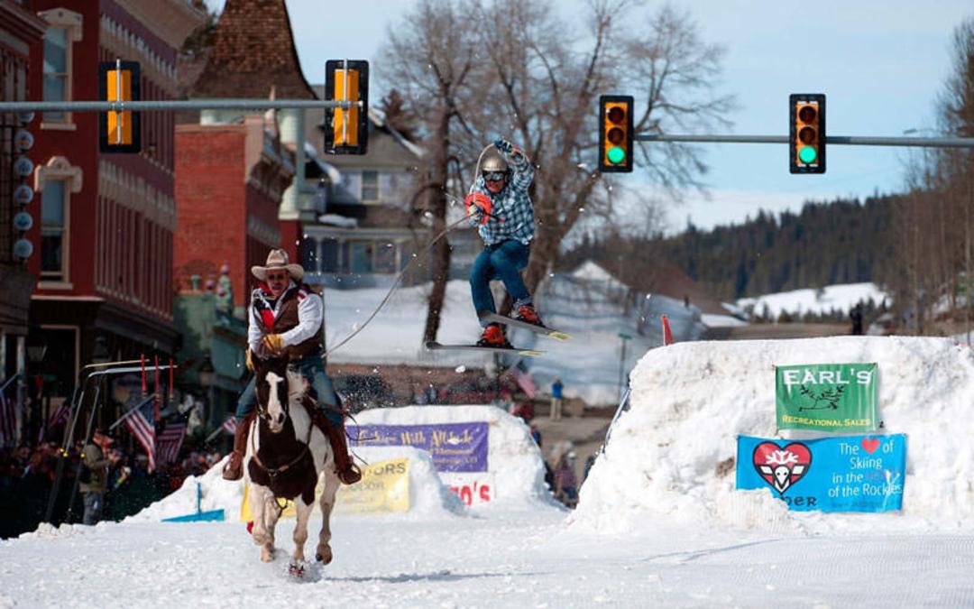 کلرادو: تجربه اسکایرینگ (skijoring)