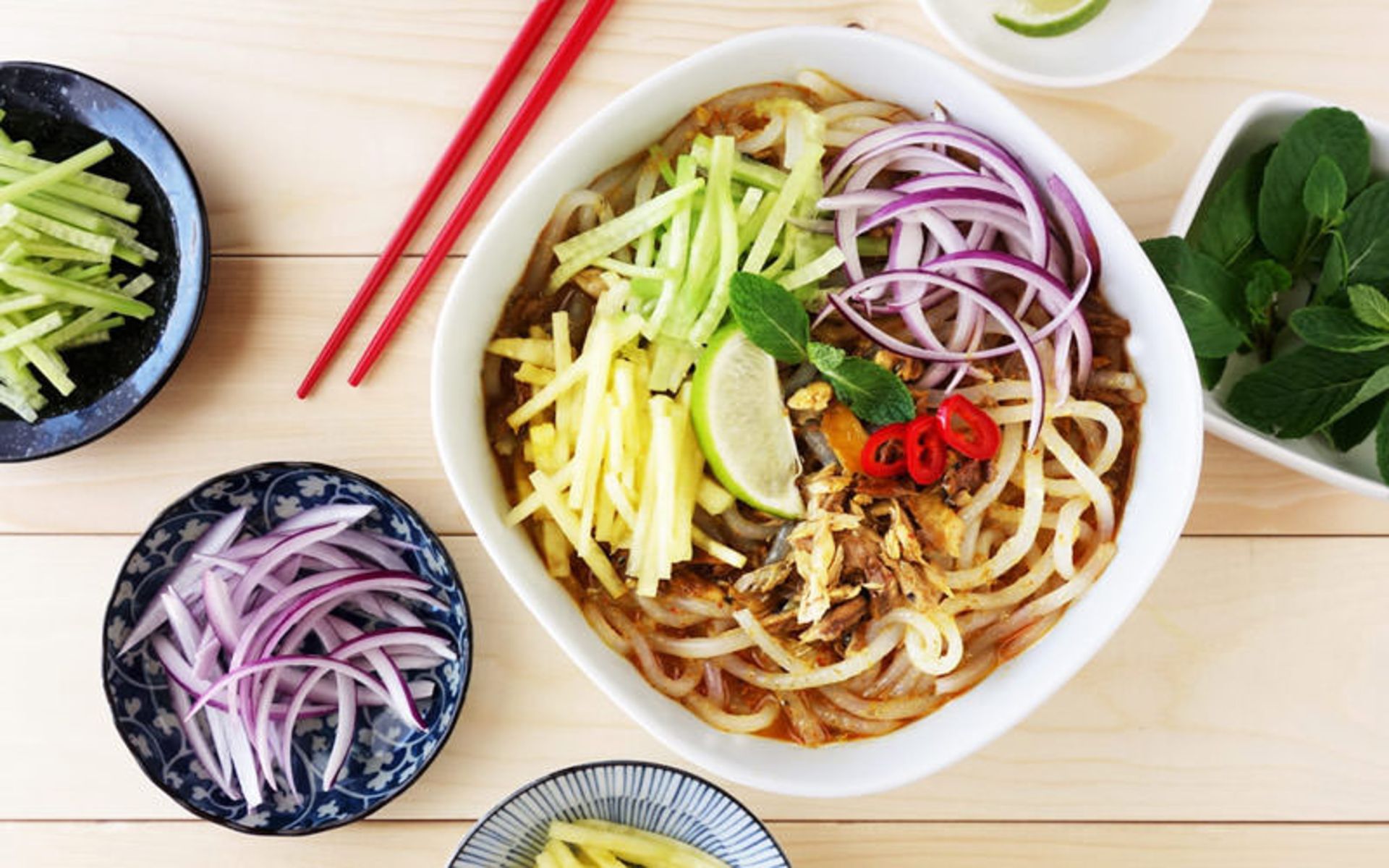 آسام لاکسا (Assam Laksa)