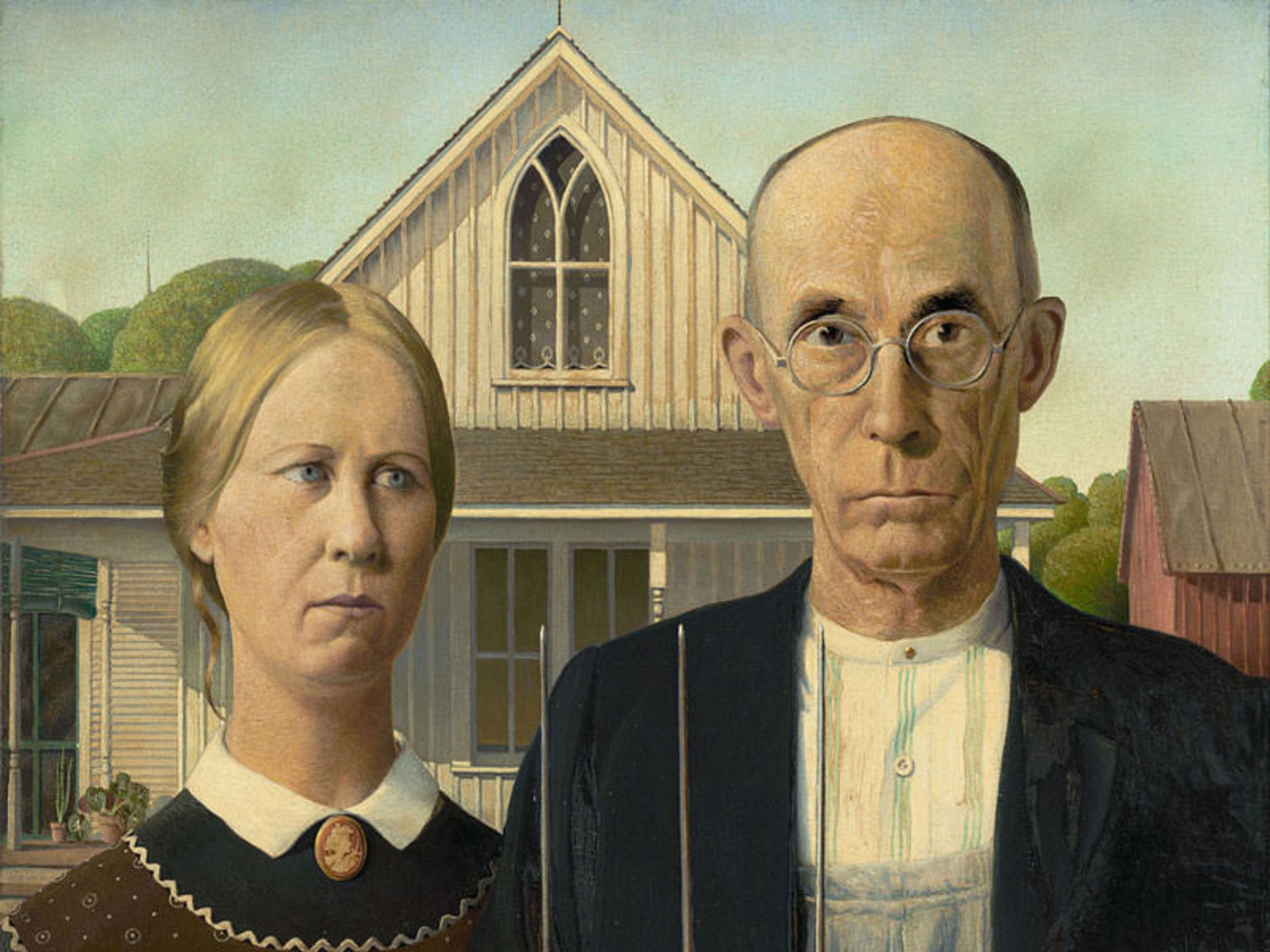 خانه گوتیک آمریکایی (American Gothic House)