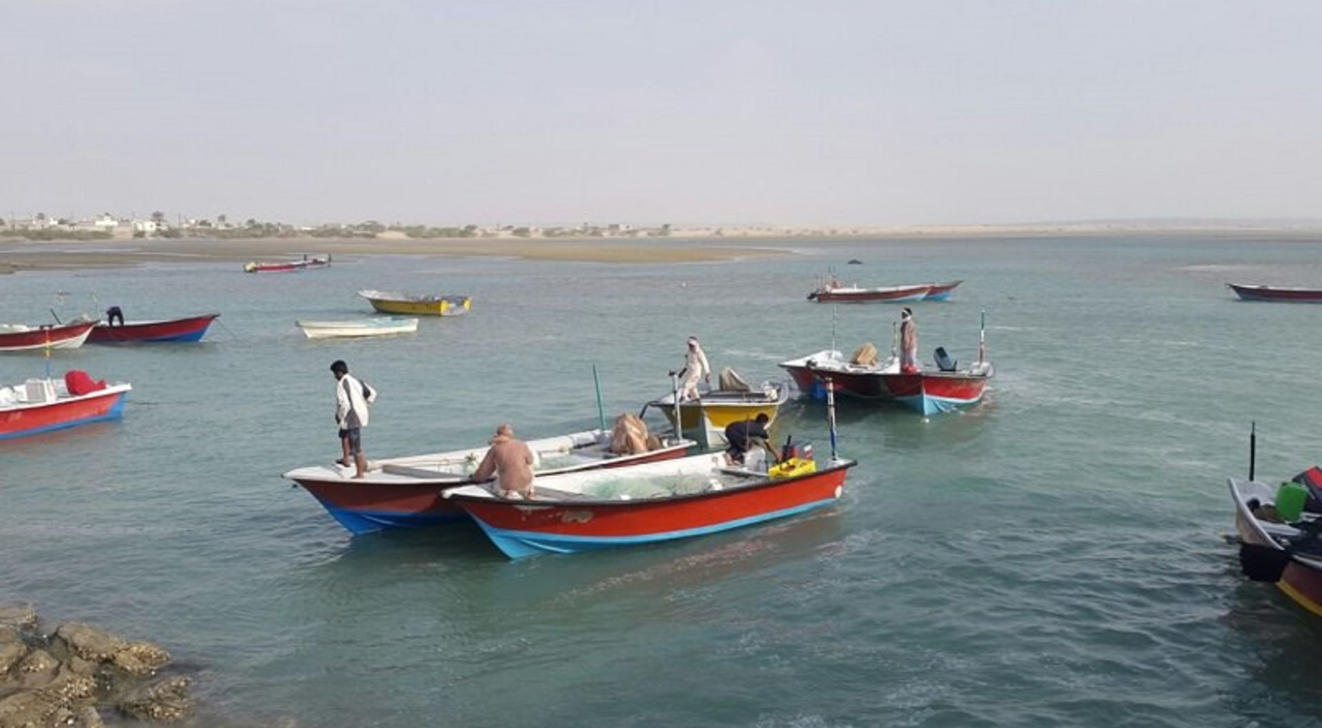 اسکله صیادی بندر تنگ
