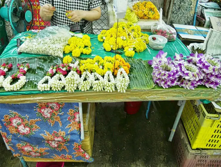 بازار گل در بانکوک