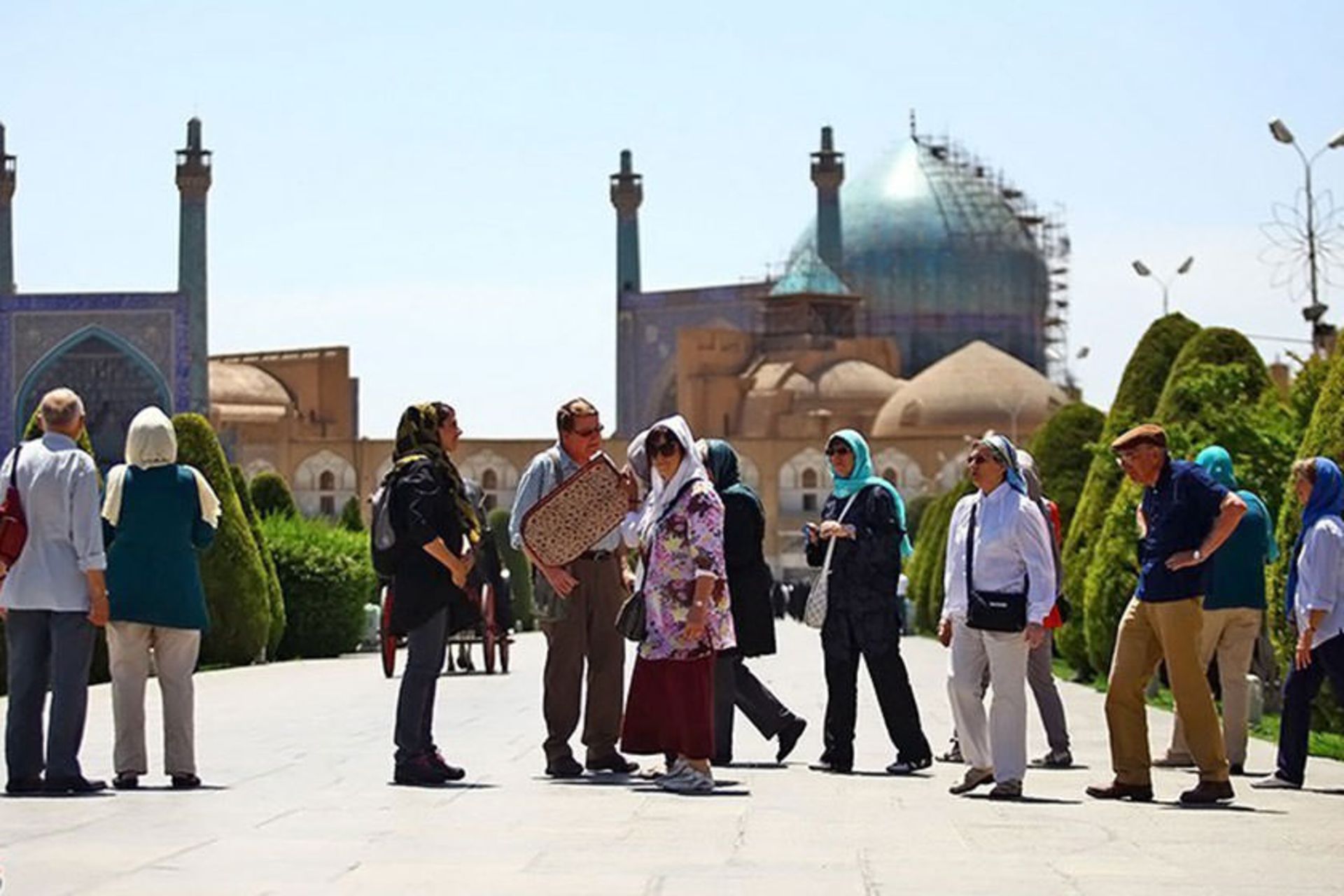 گردشگر خارجی اصفهان