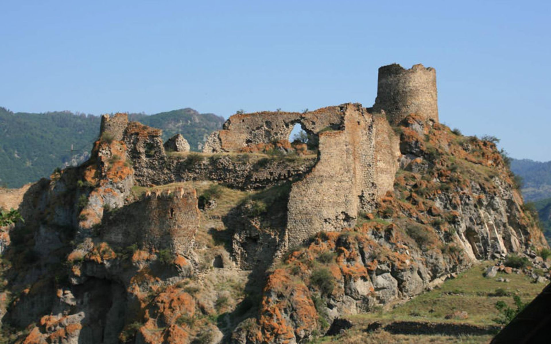 قلعه Atskuri سفر گرجستان
