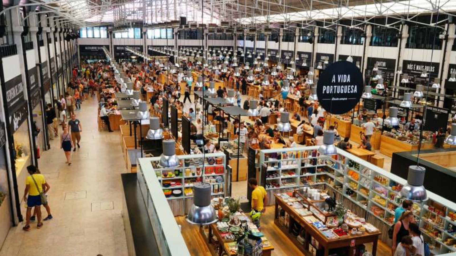 رستوران‌های بازار Mercado da Ribeira