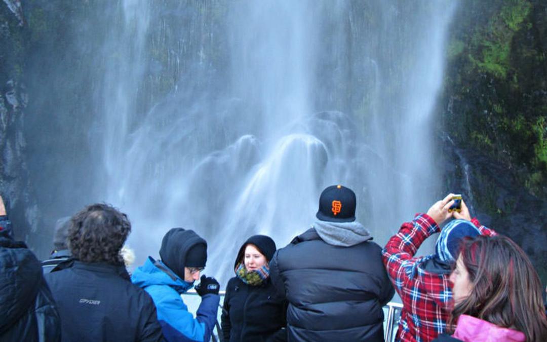گردشگران در نیوزلند