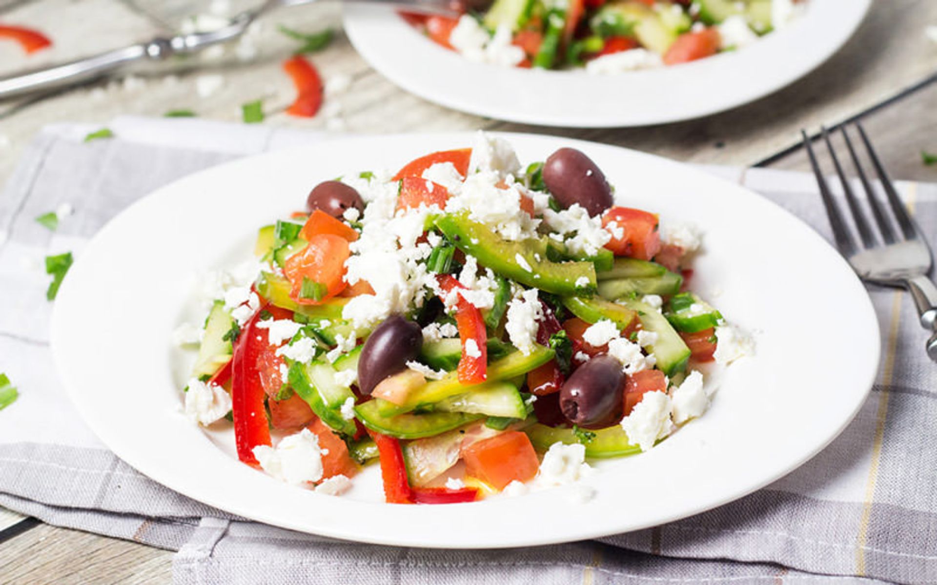 سالاد شوپسکا (shopska salata)