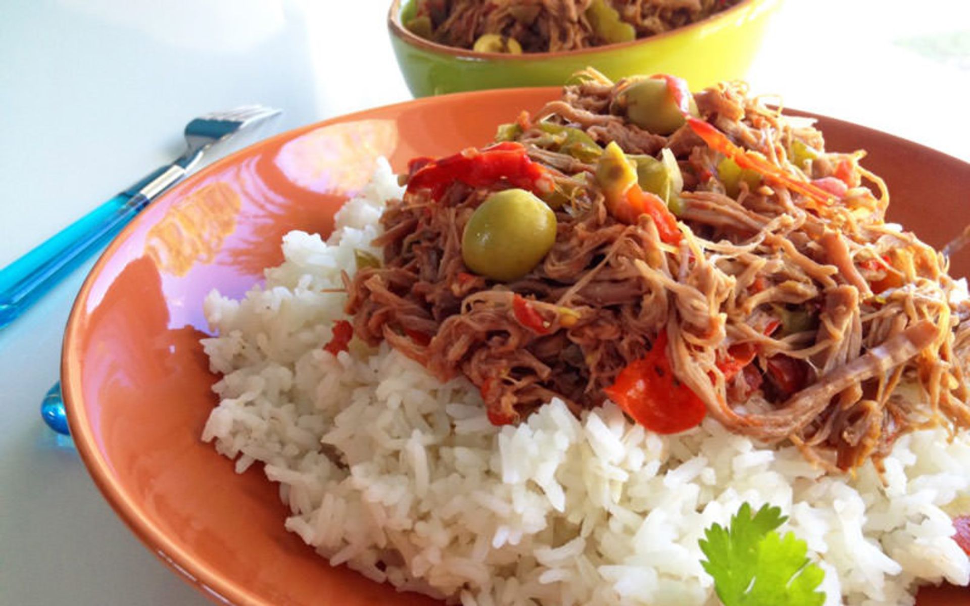 خورش گوشت گاو ریش ریش شده (Ropa Vieja)