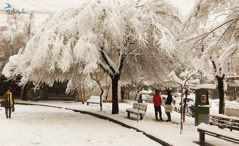 برف تهران