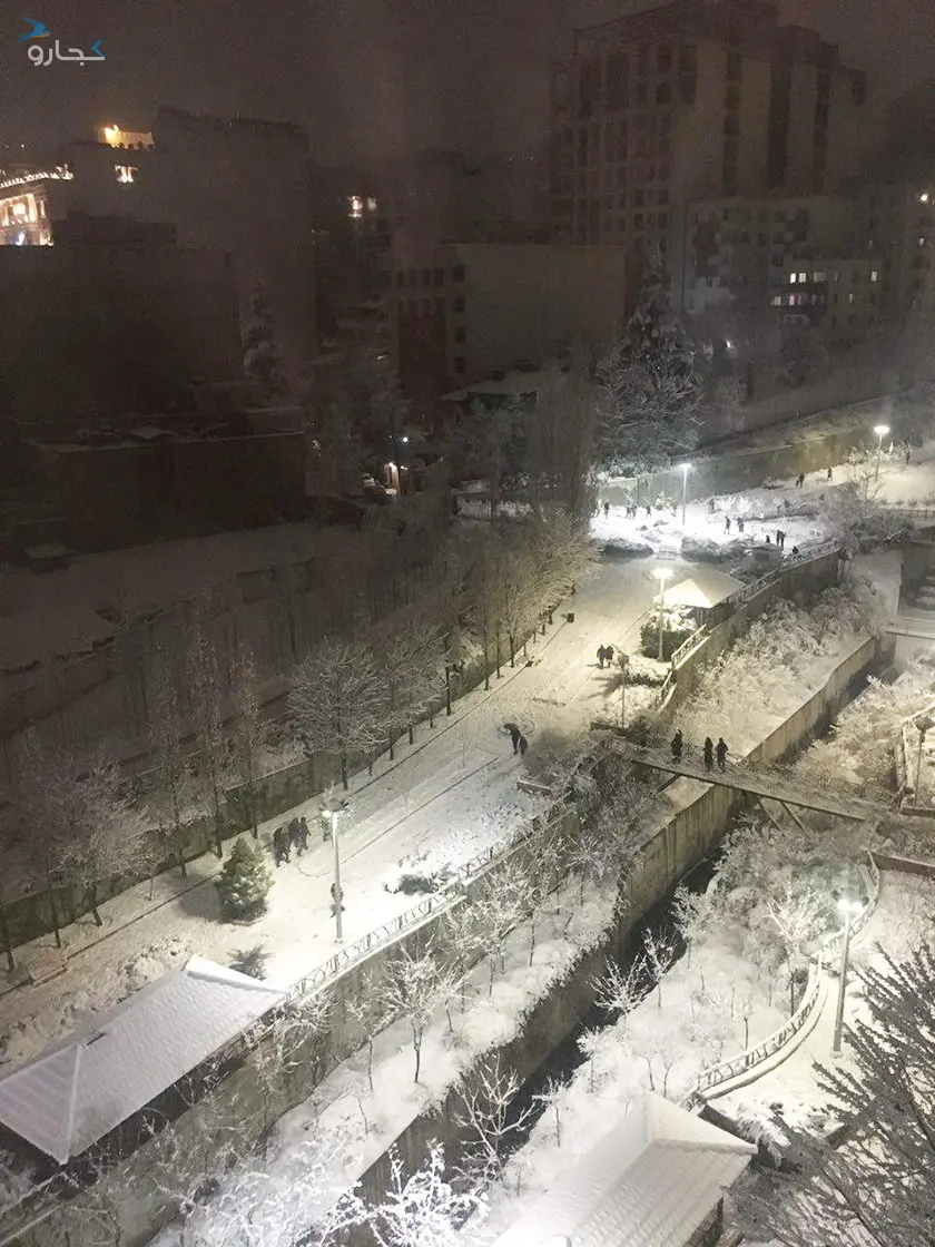 برف تهران