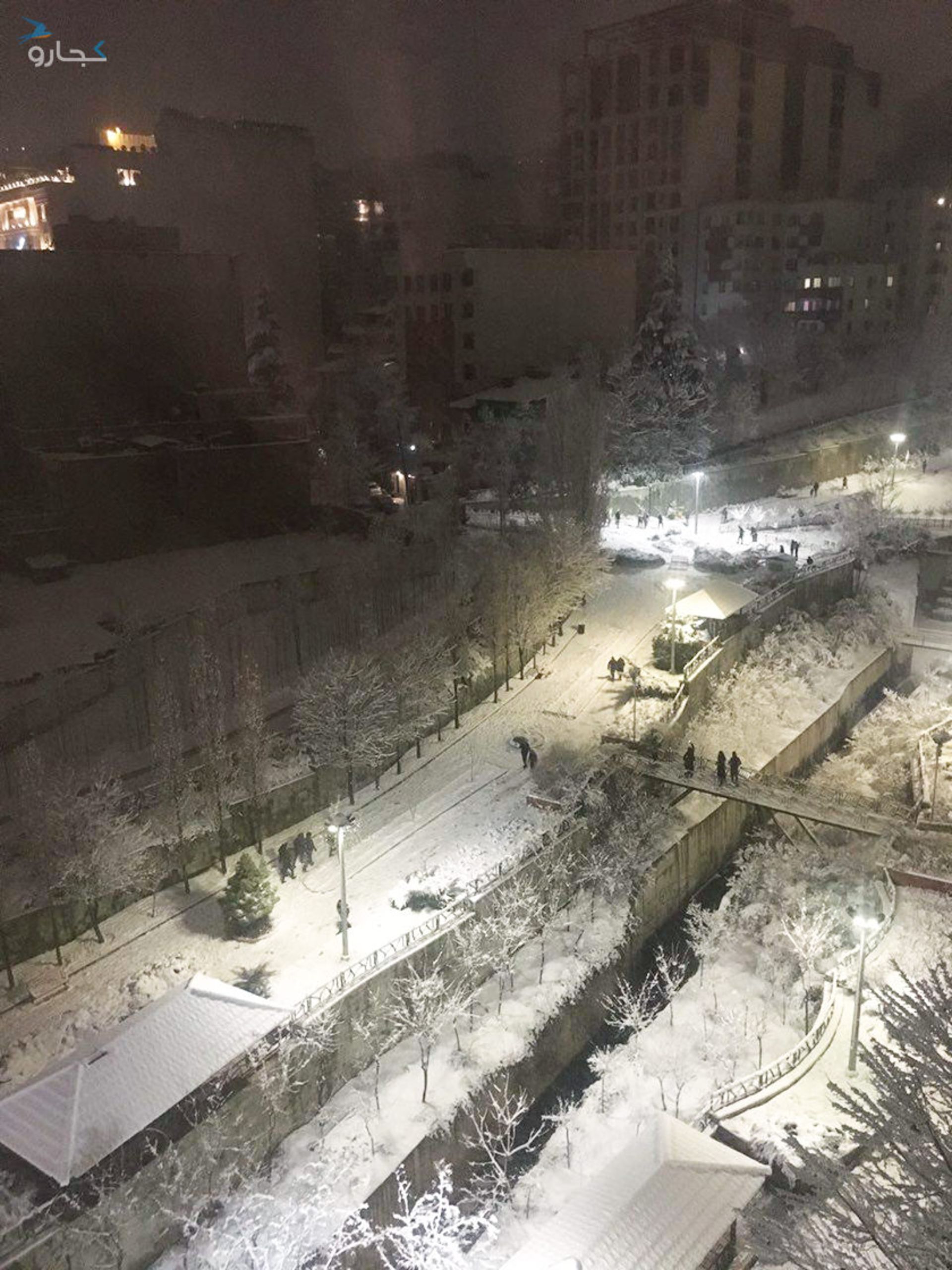 برف تهران